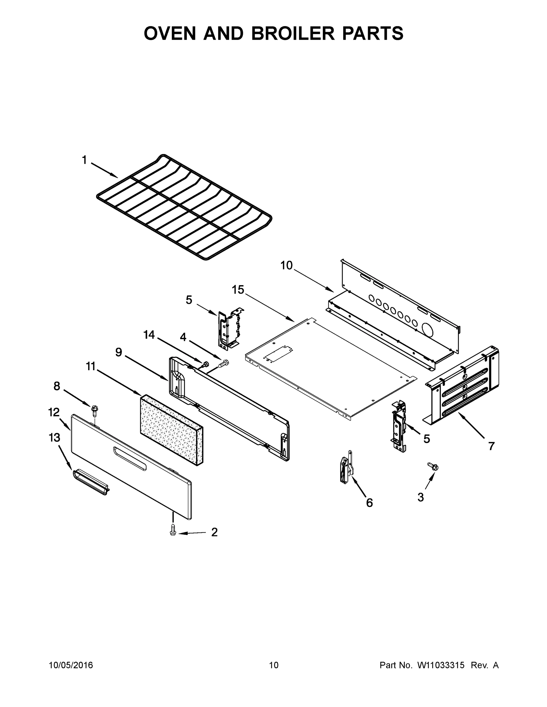 06 - OVEN AND BROILER PARTS