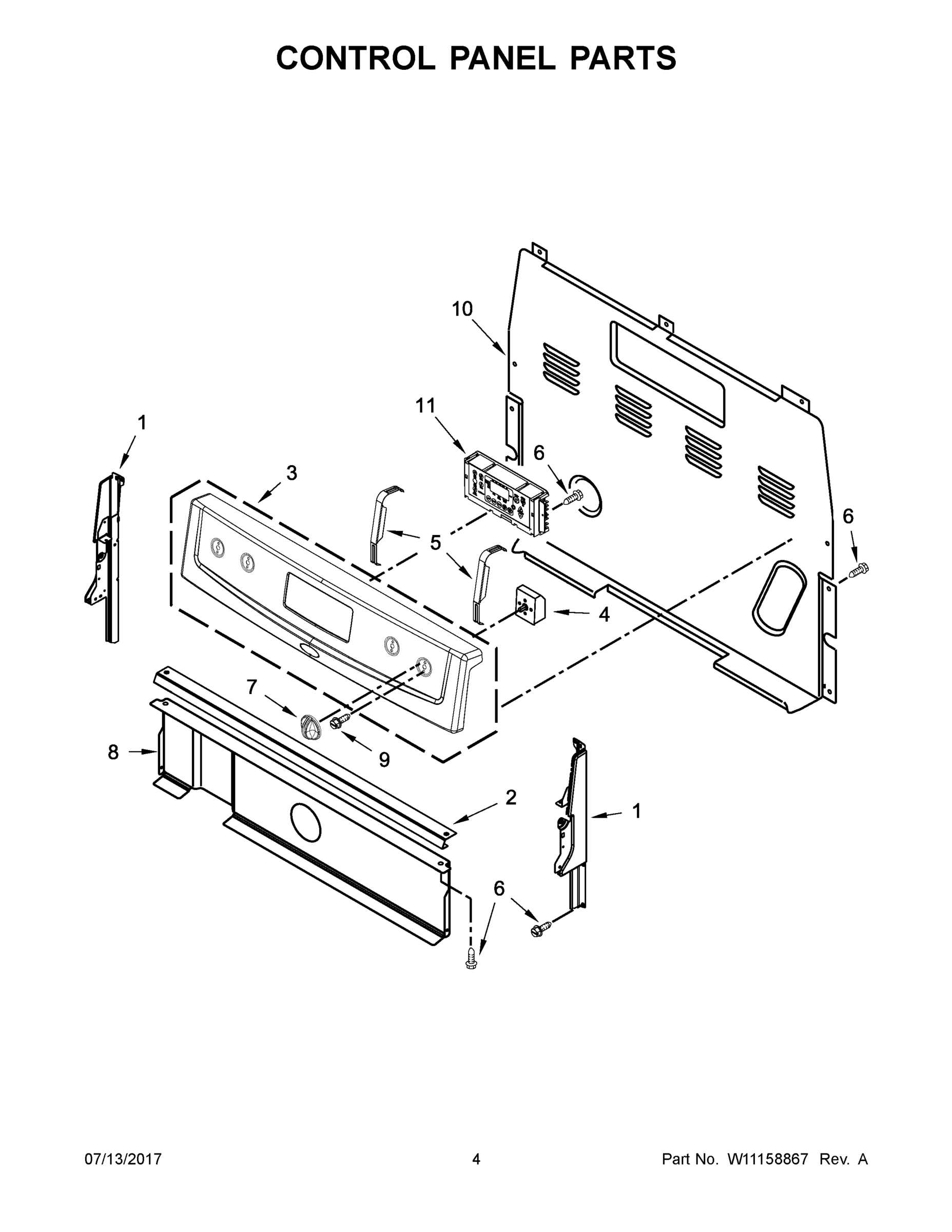 03 - CONTROL PANEL PARTS