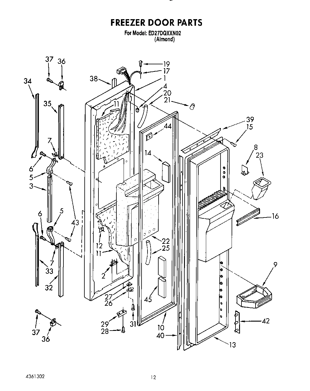 08 - FREEZER DOOR