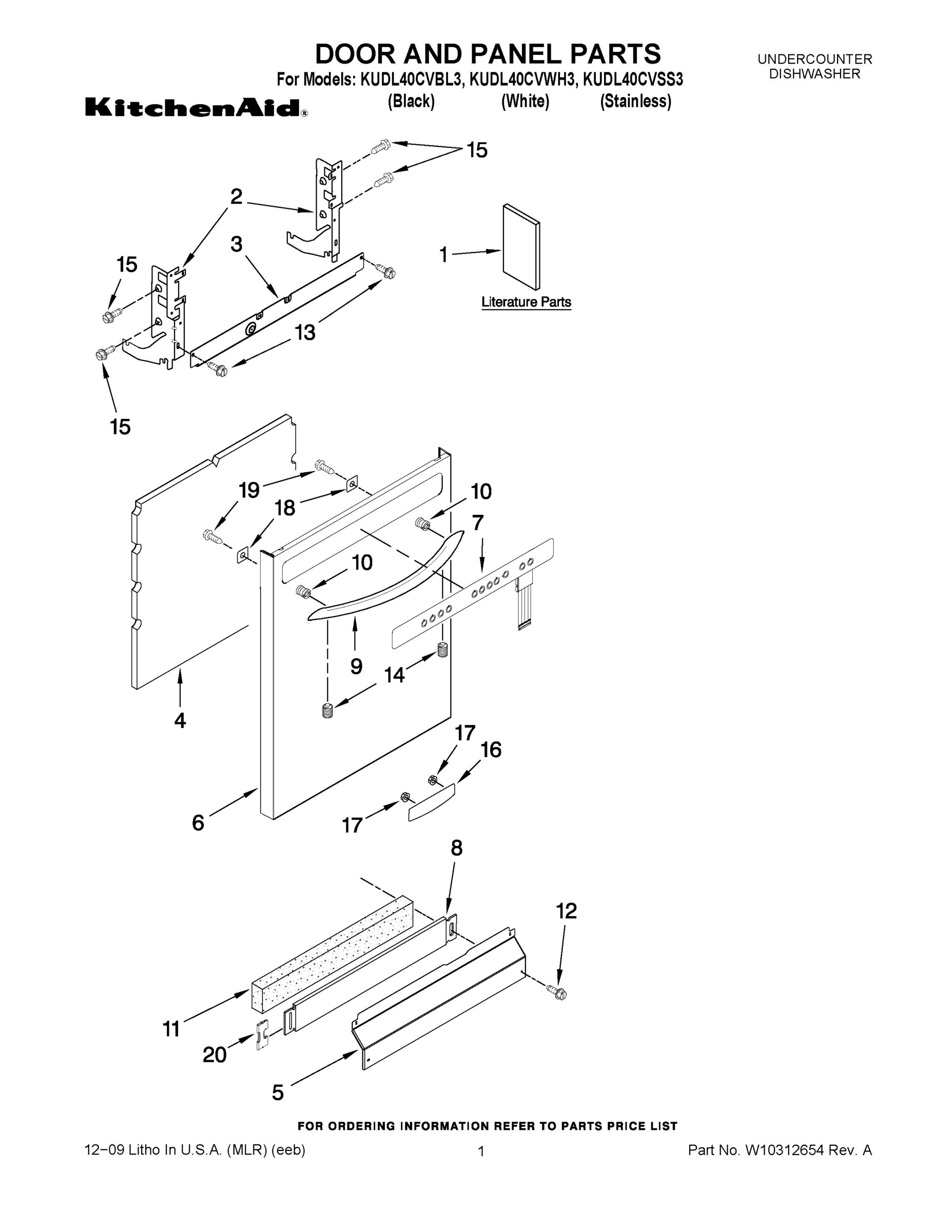 01 - DOOR AND PANEL PARTS