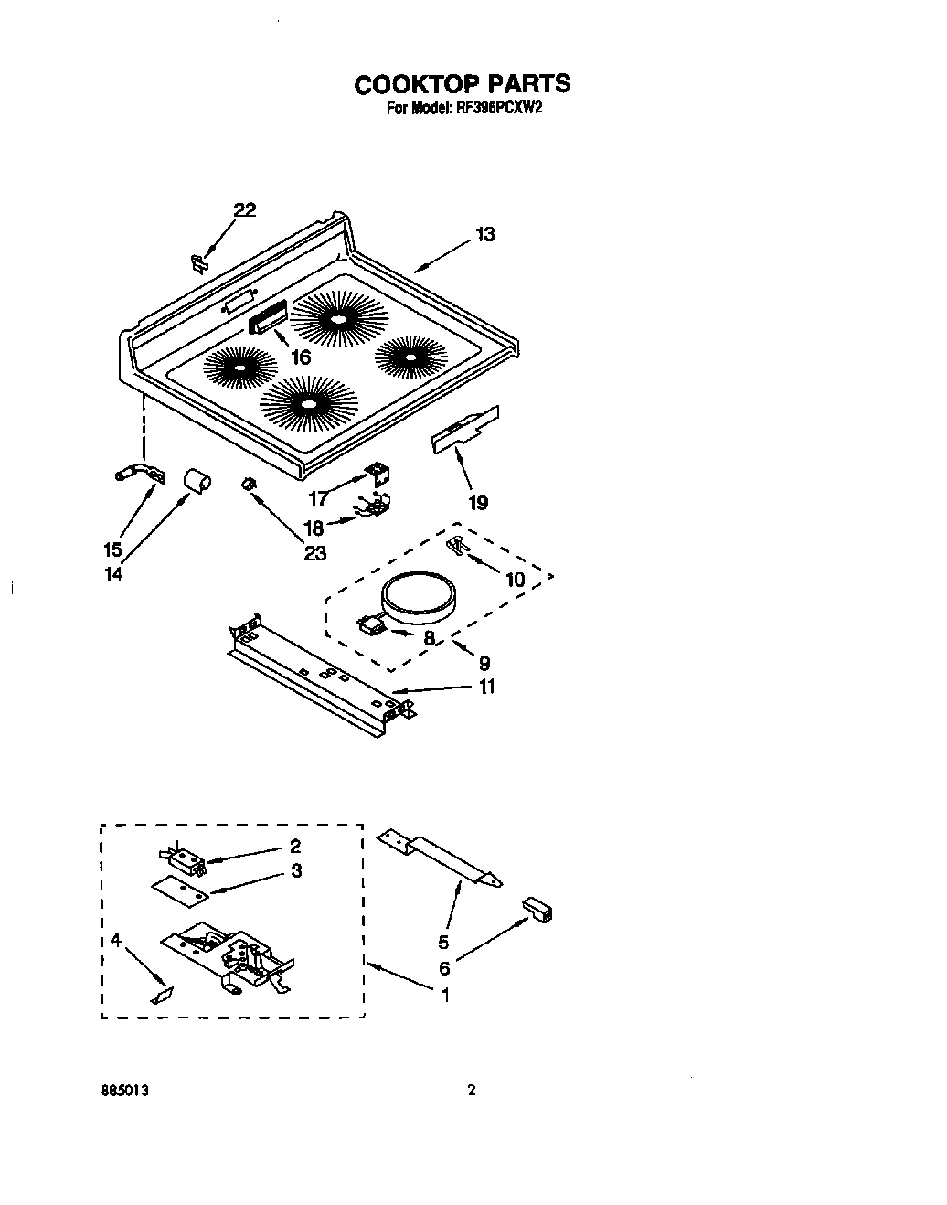 02 - COOKTOP, LIT/OPTIONAL