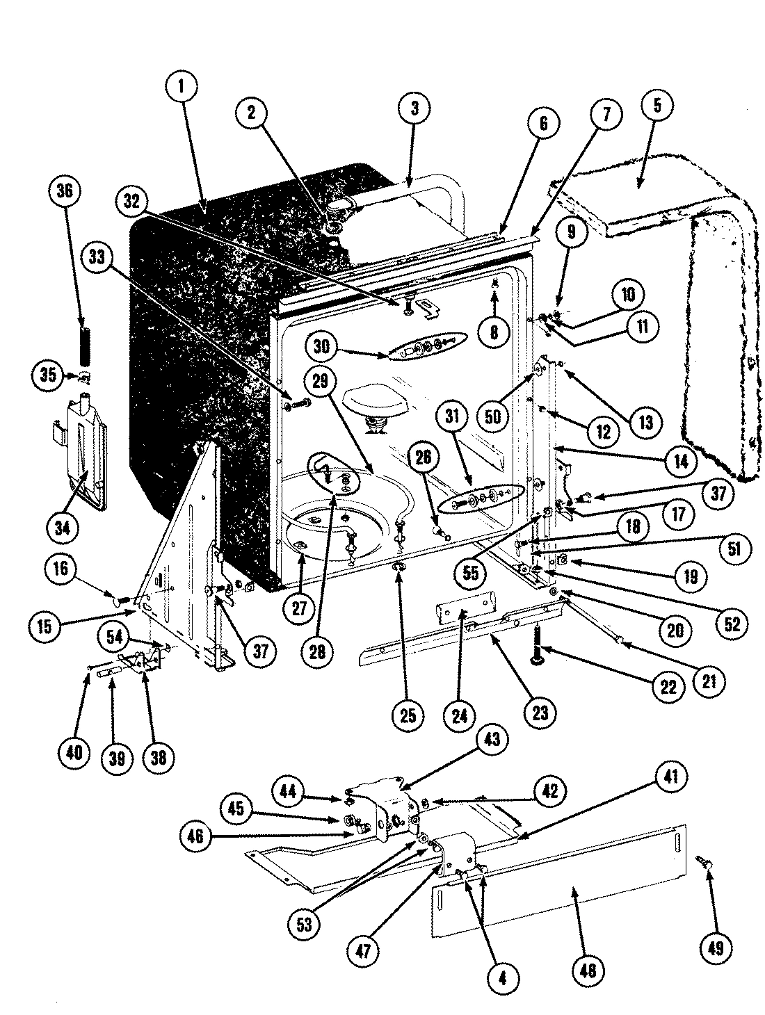 10 - TUB ASSEMBLY