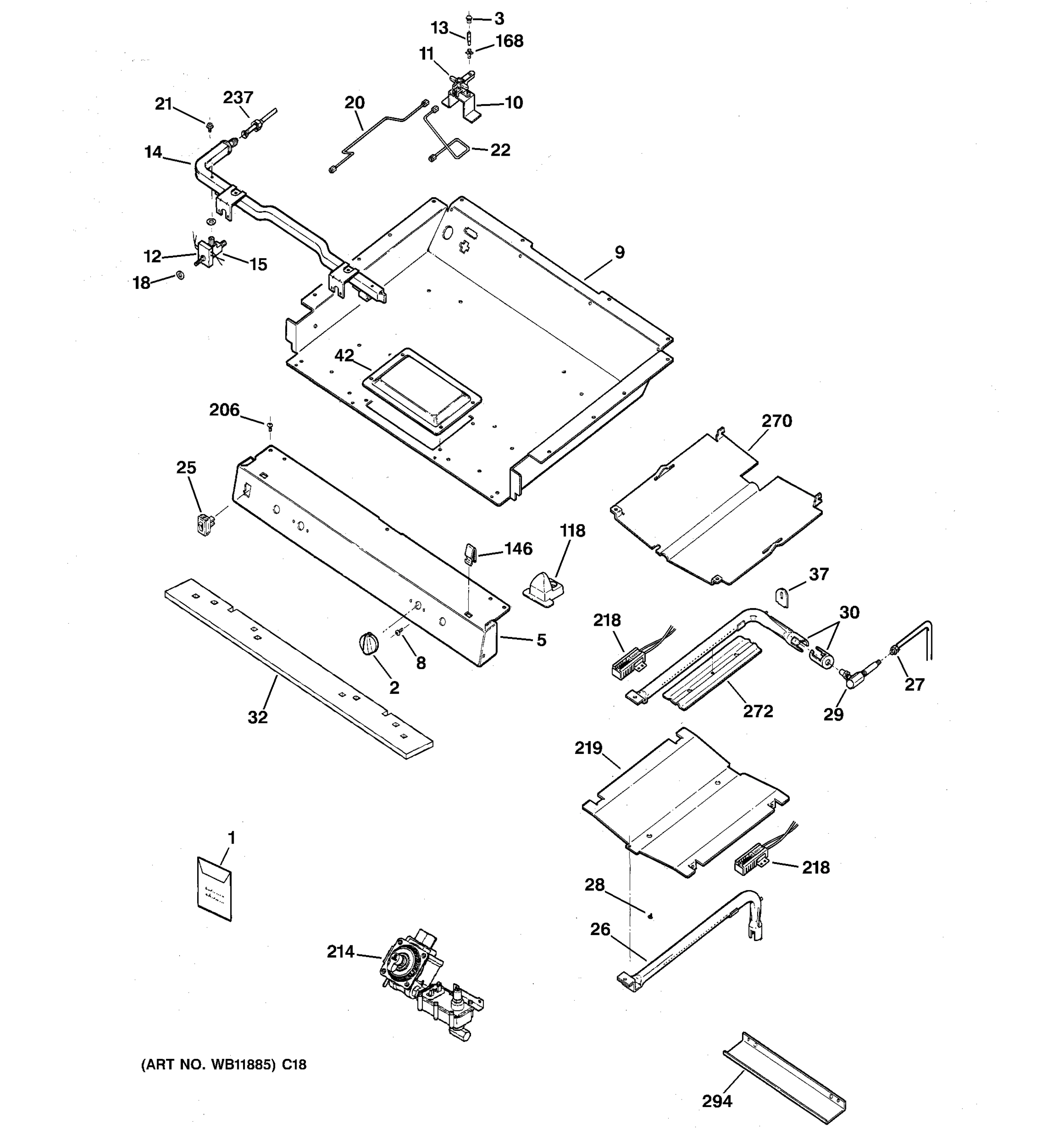 GAS & BURNER PARTS