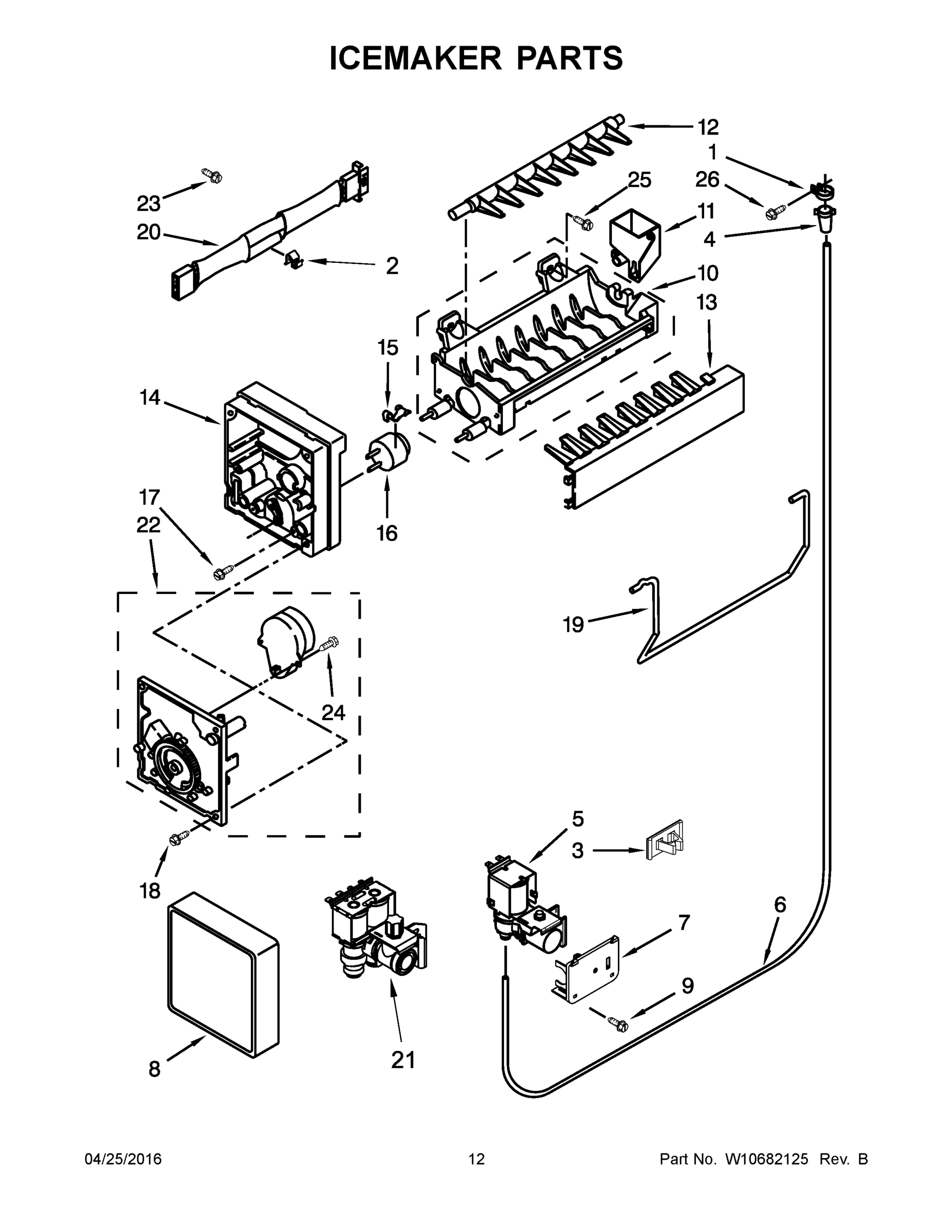 07 - ICEMAKER PARTS