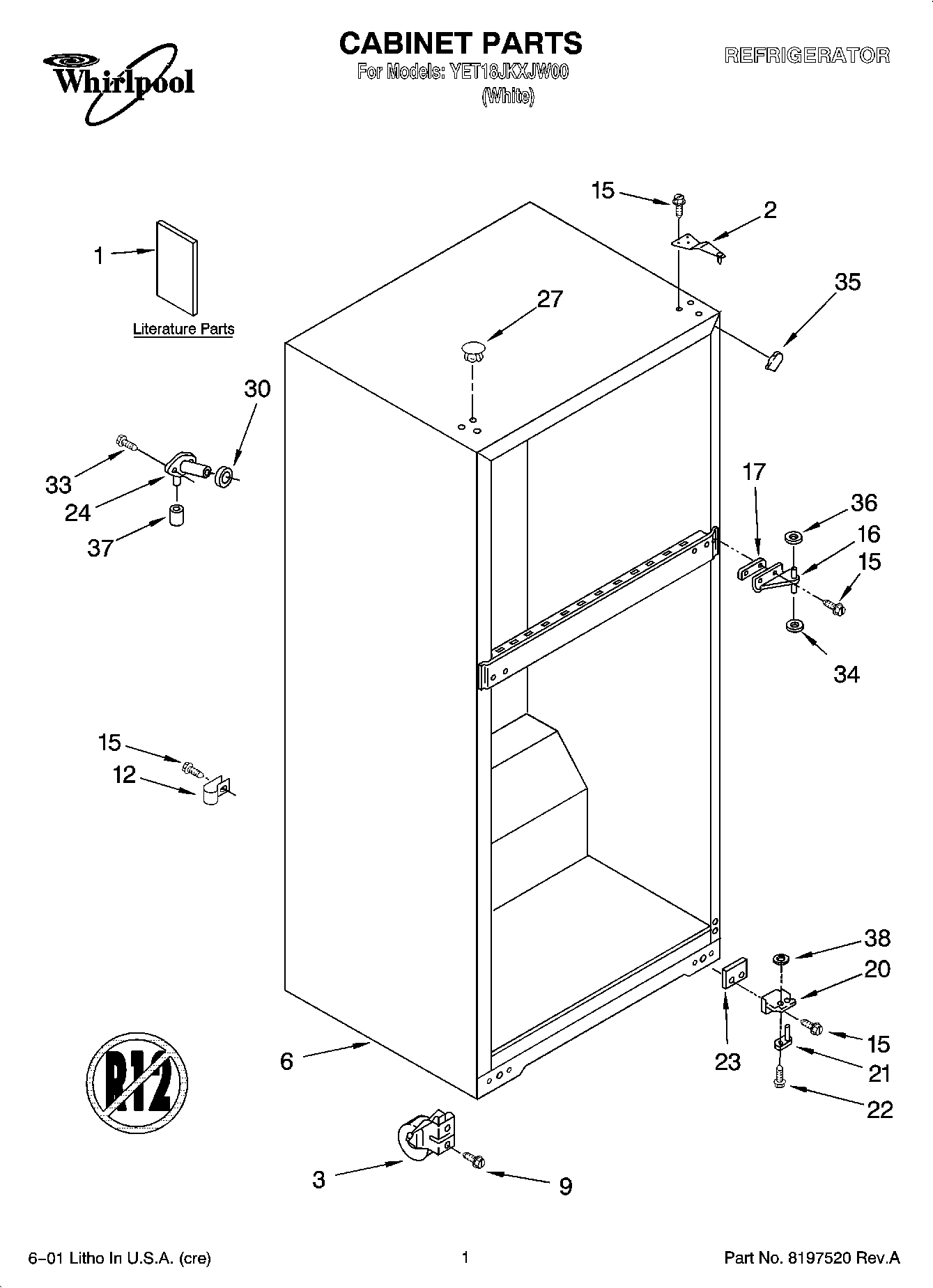01 - CABINET PARTS