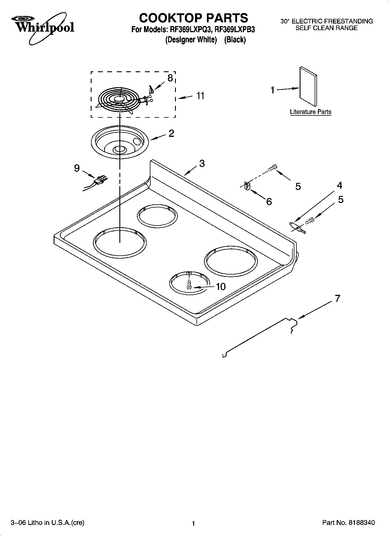 01 - COOKTOP PARTS