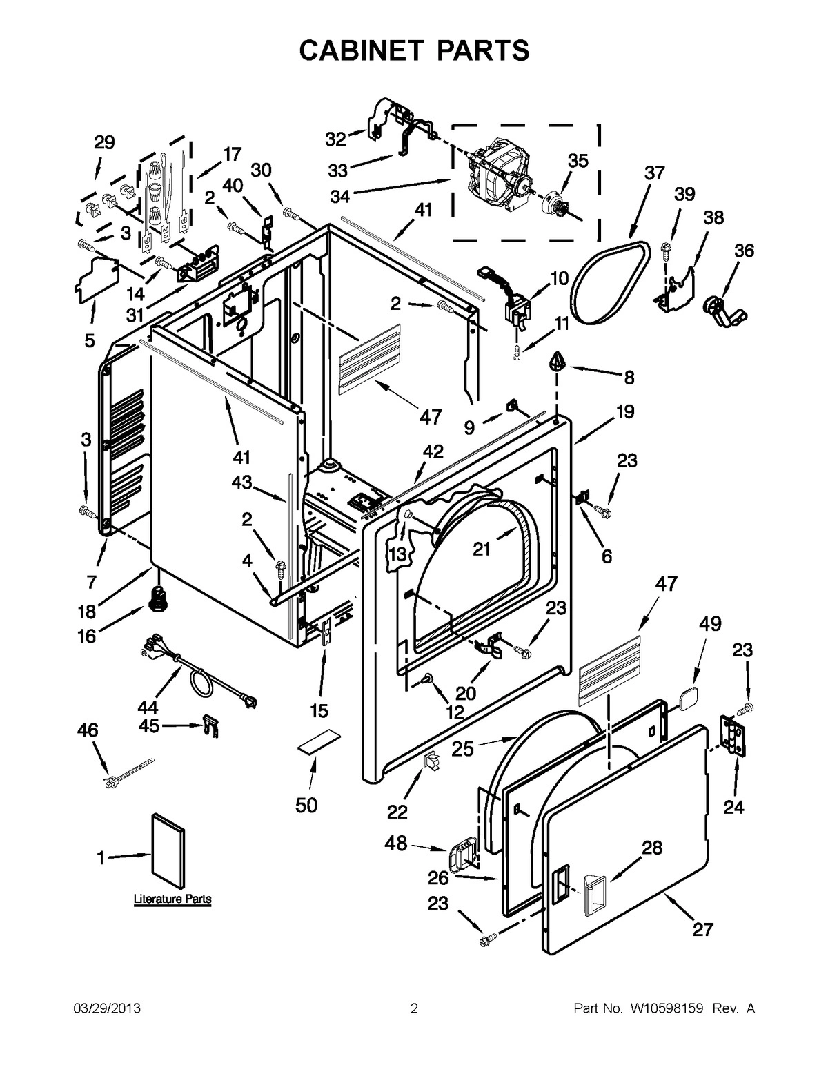 01 - CABINET PARTS