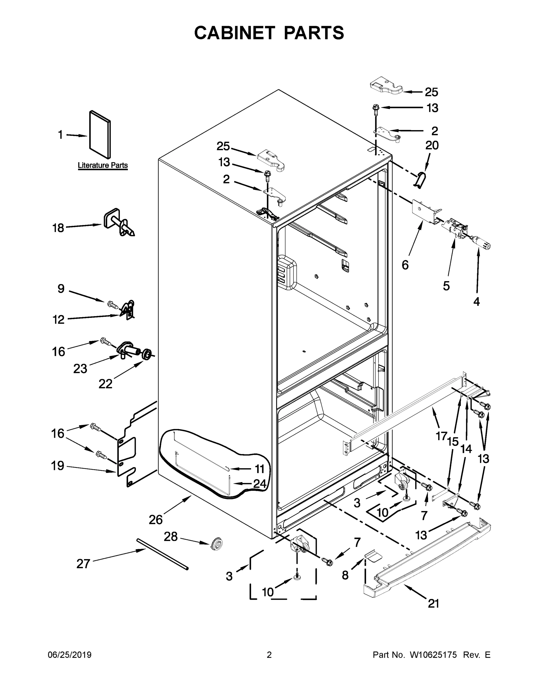 02 - CABINET PARTS
