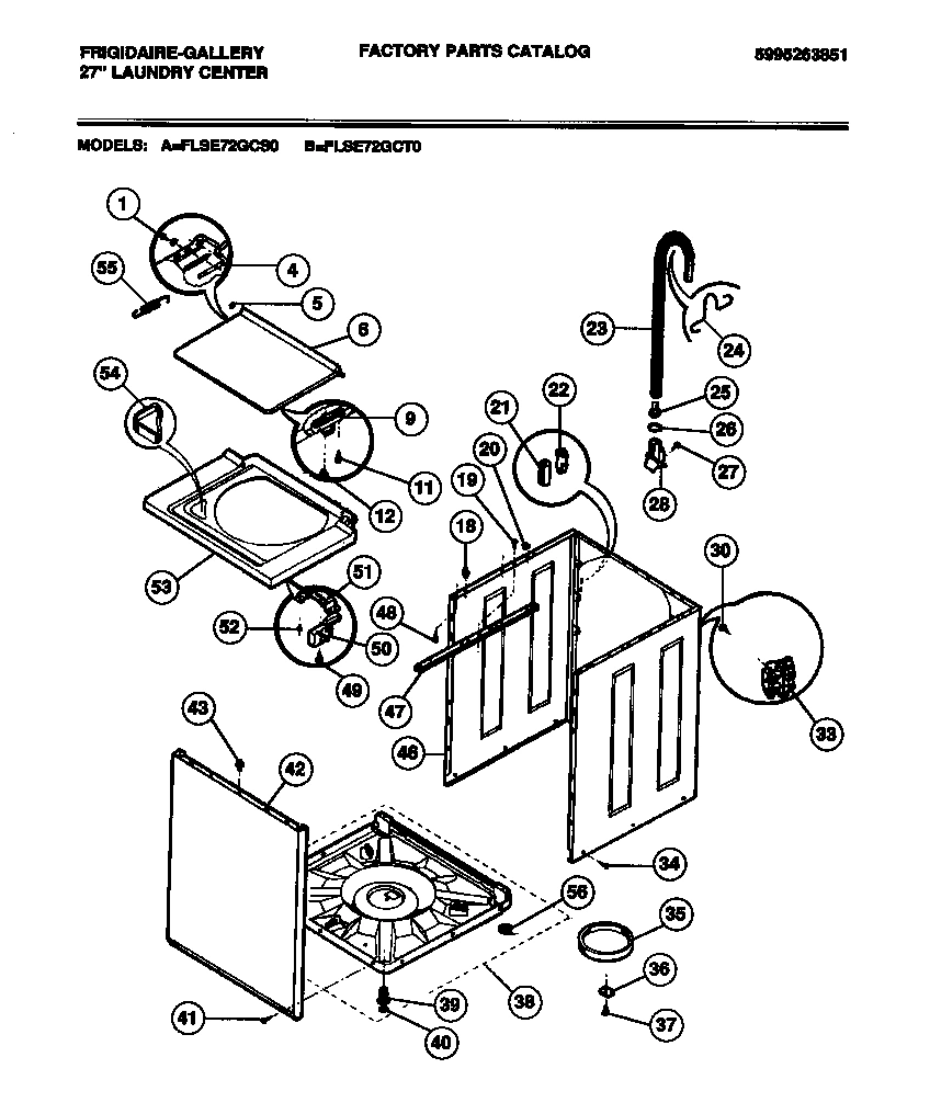 05 - WASHER CABINET, BASE, LID