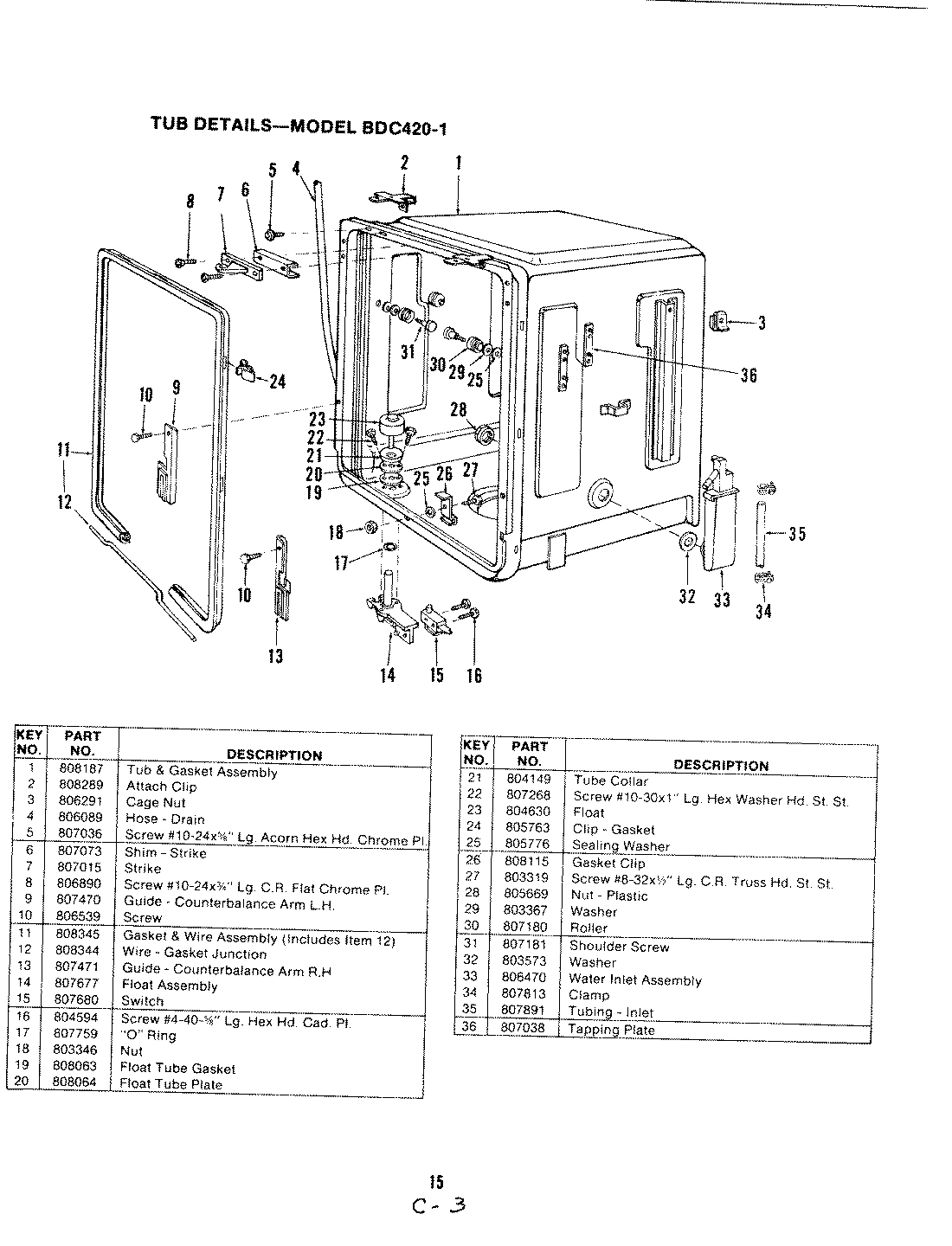 11 - TUB (BDC420-1)