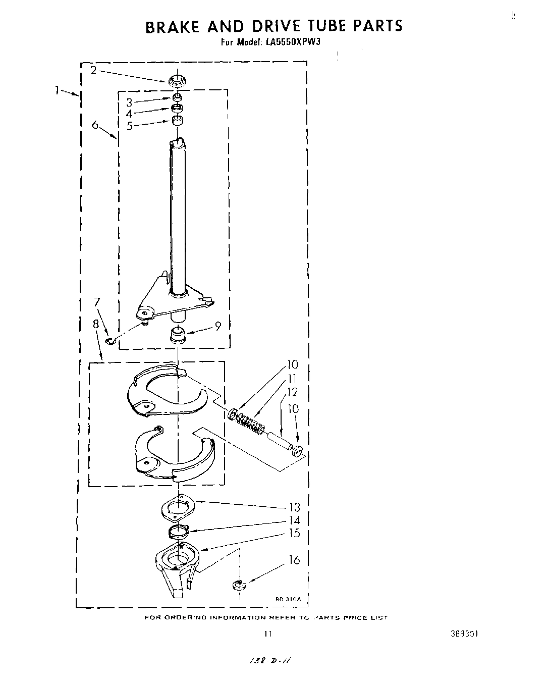 09 - BRAKE AND DRIVE TUBE