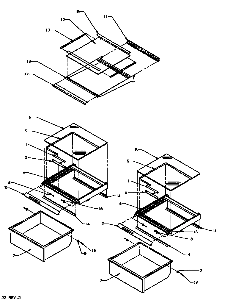 11 - REF SHELVING AND DRAWERS
