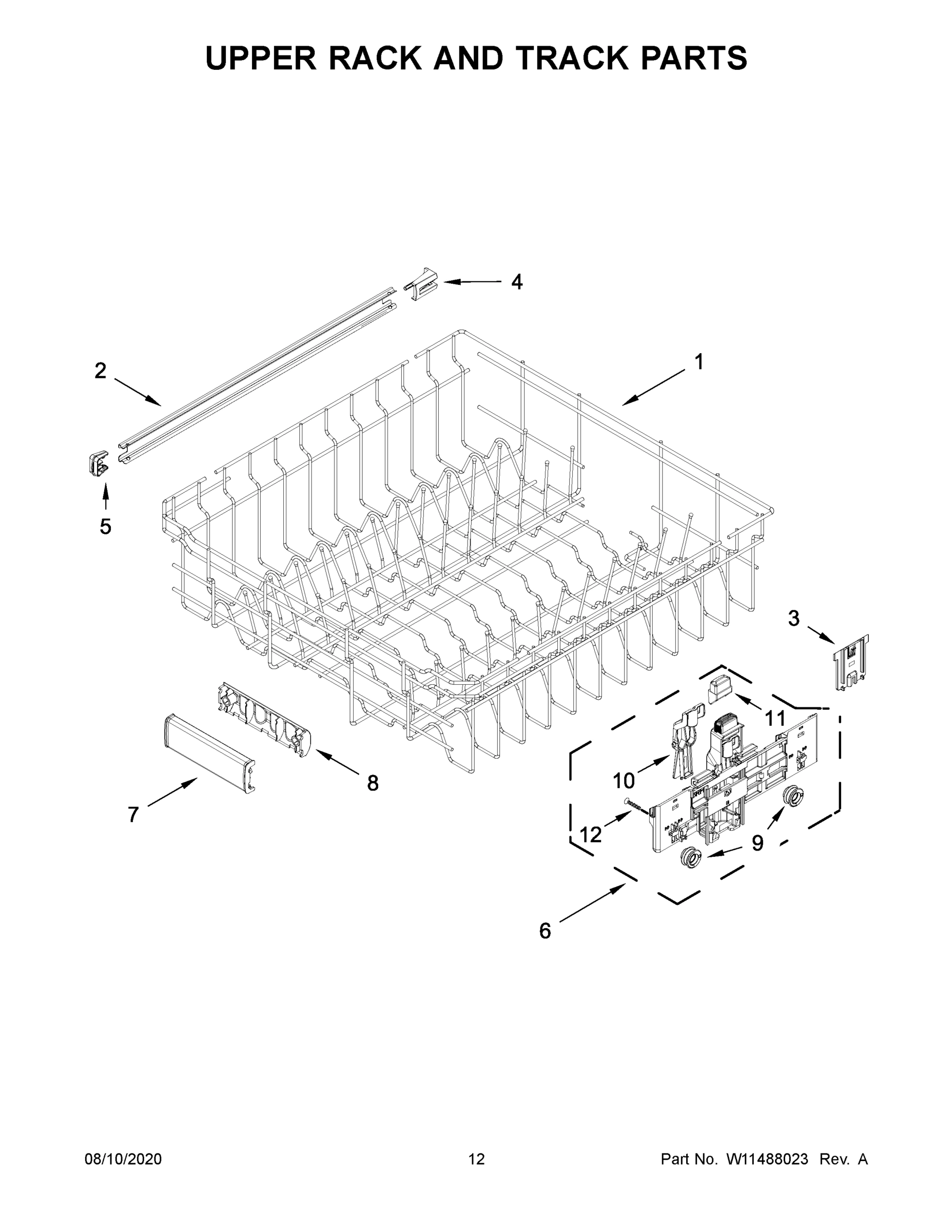 07 - UPPER RACK AND TRACK PARTS
