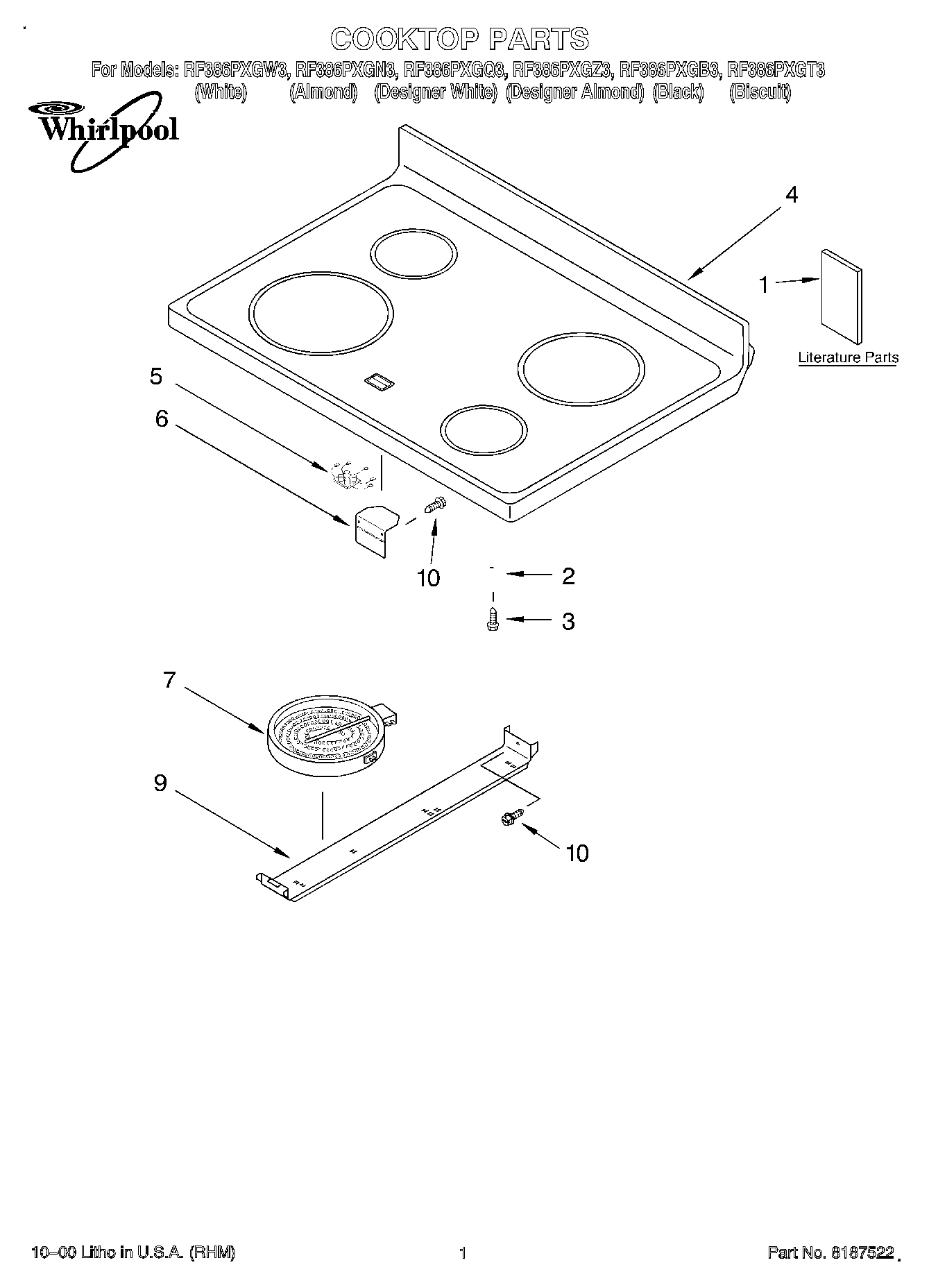 01 - COOKTOP, LITERATURE