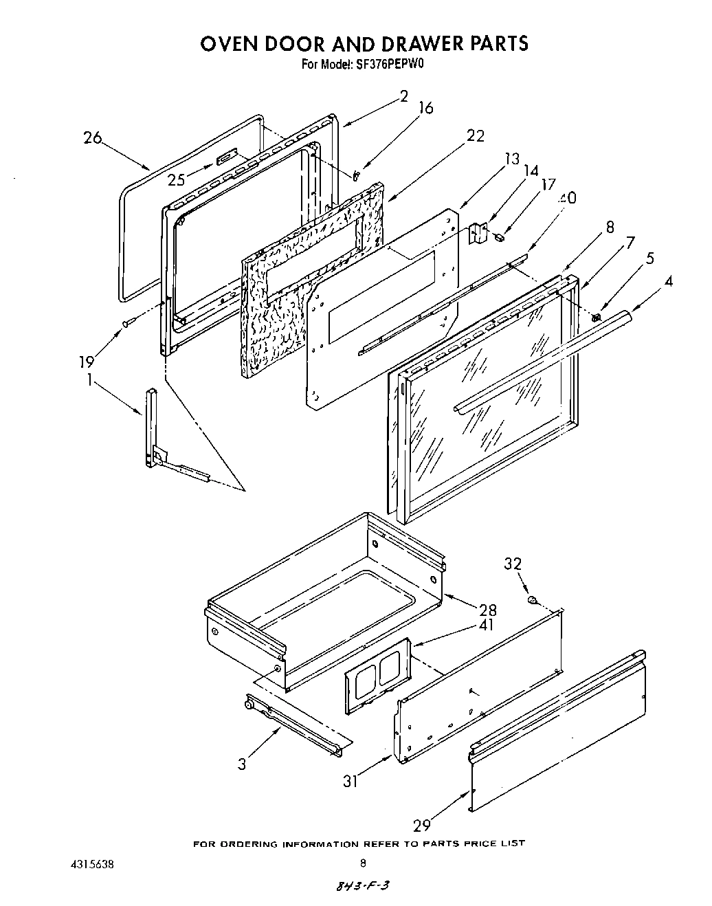 06 - OVEN DOOR AND DRAWER