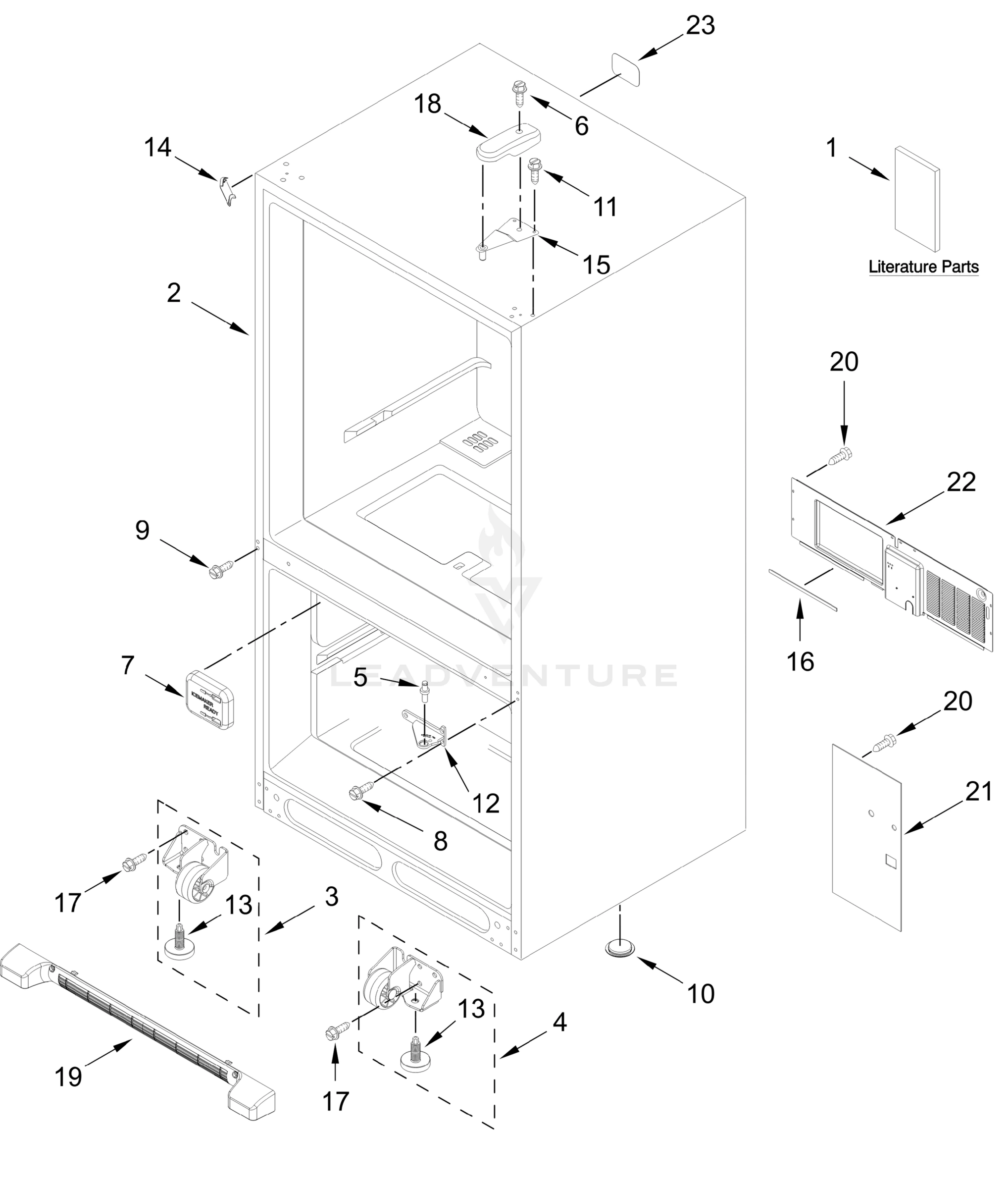 CABINET PARTS