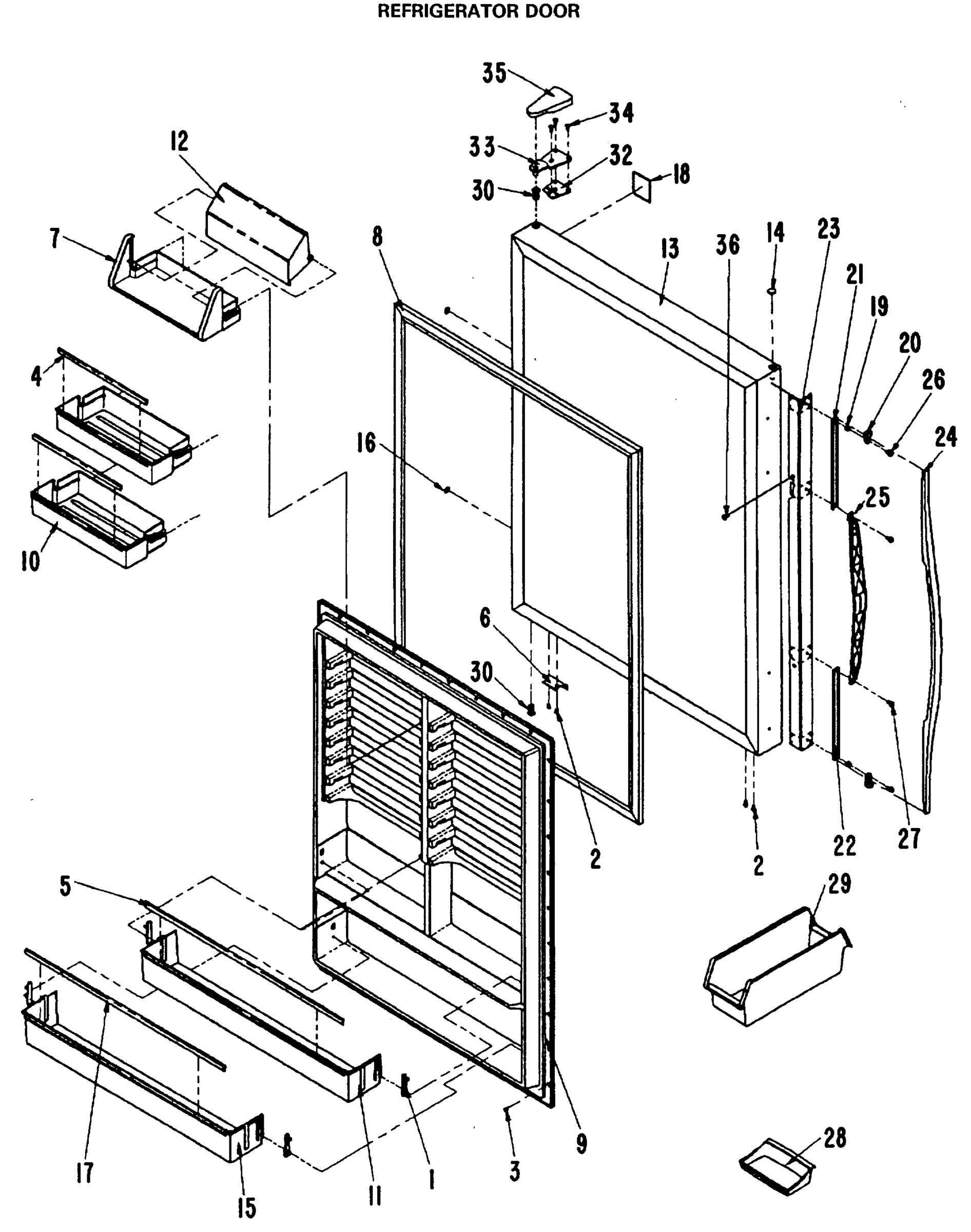 REFRIGERATOR DOOR