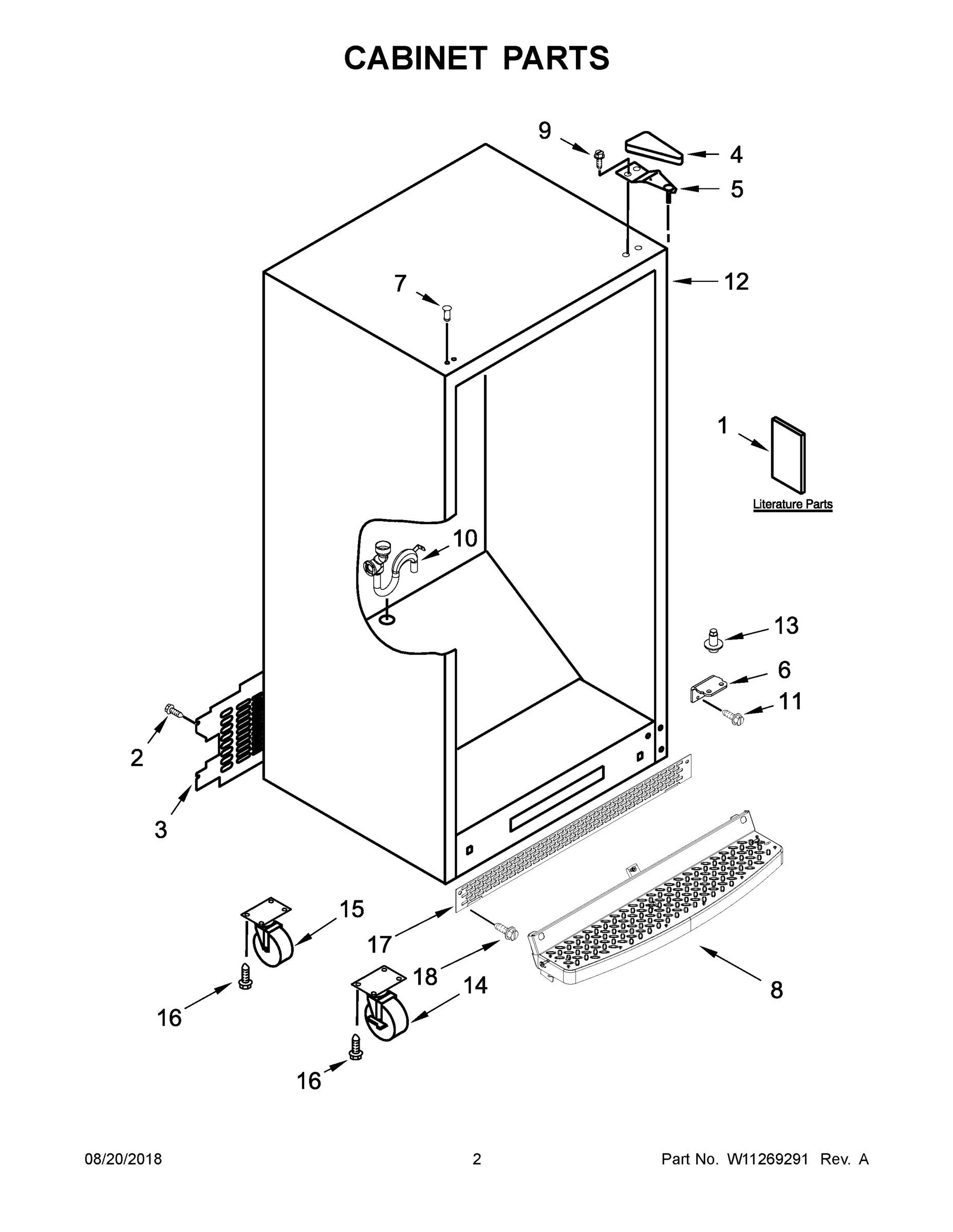 02 - CABINET PARTS