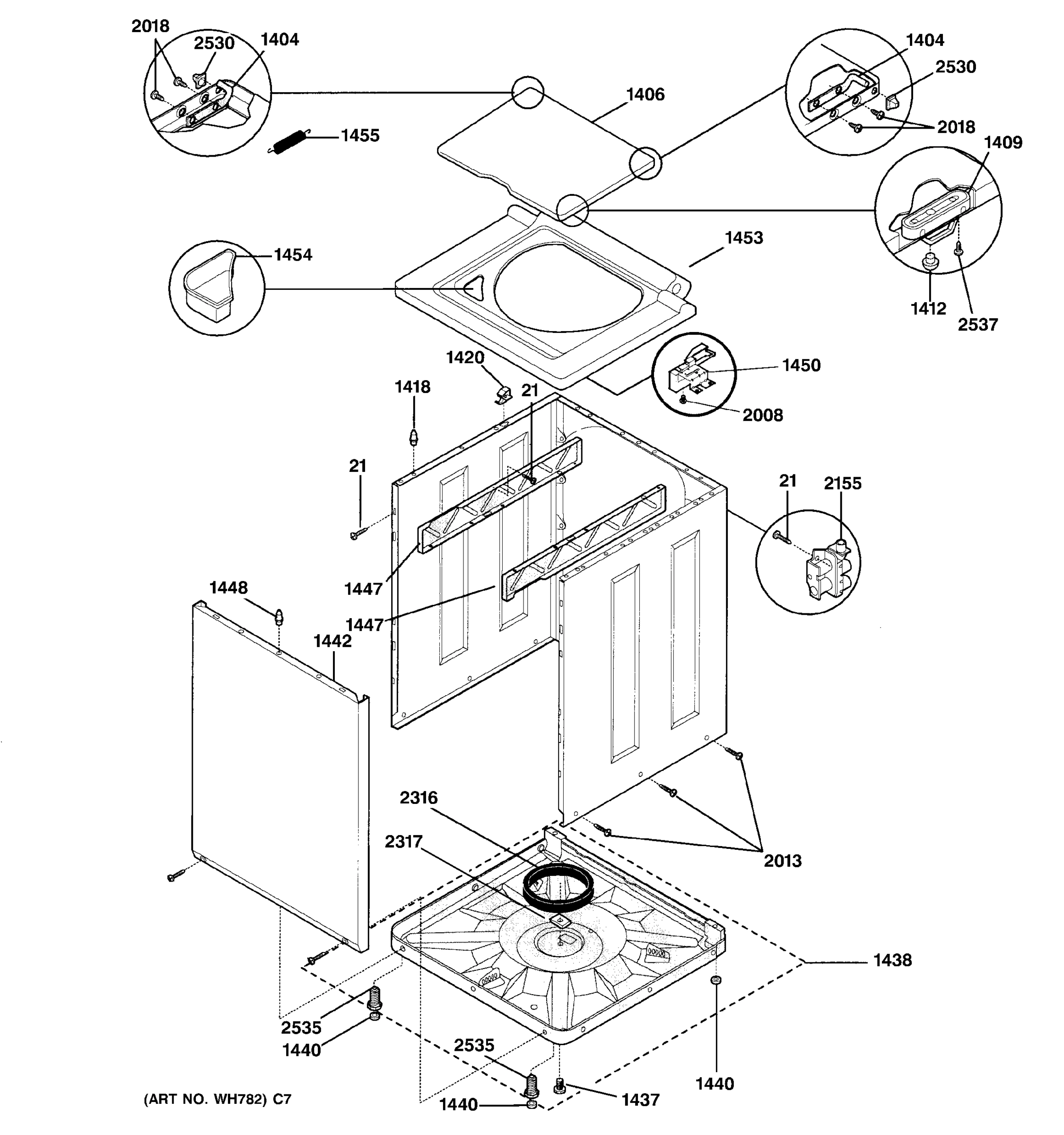 WASHER CABINET