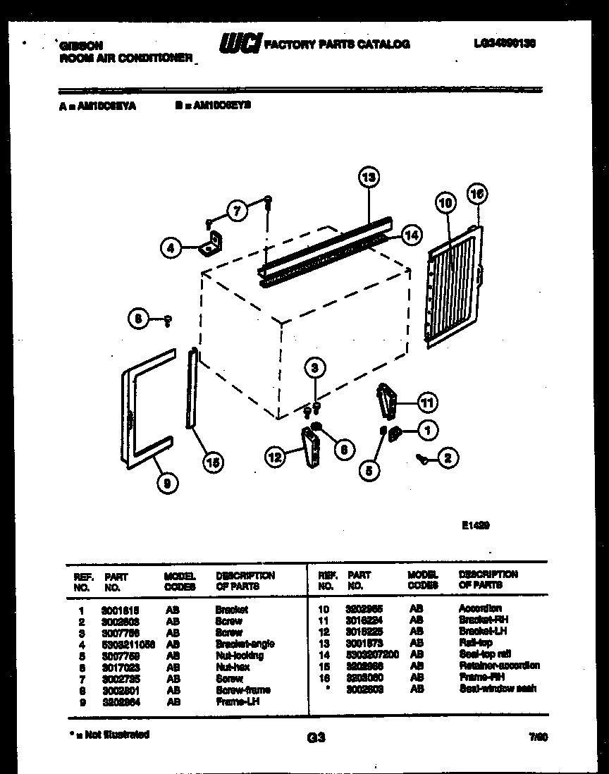 08 - CABINET AND INSTALLATION PARTS
