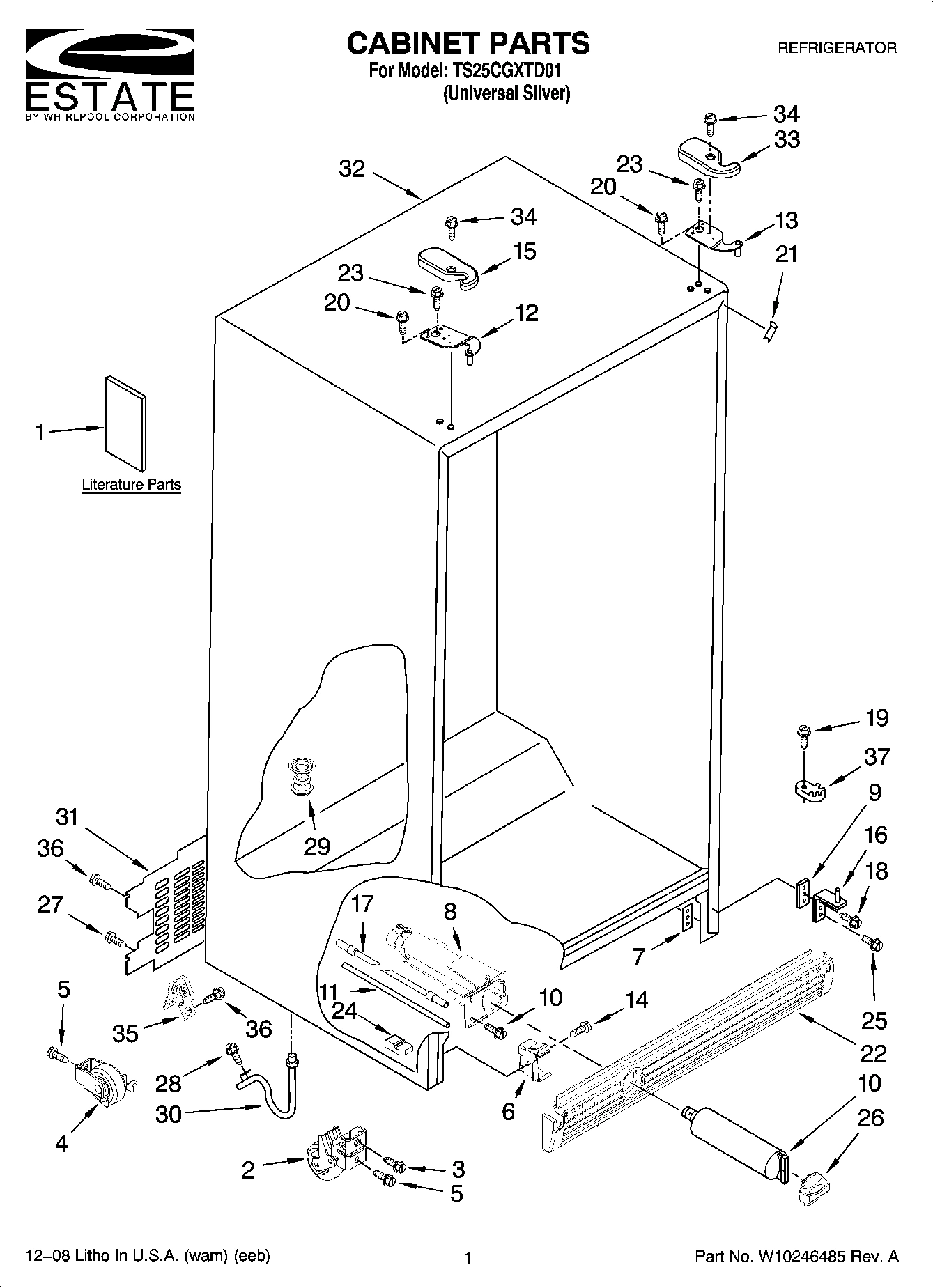01 - CABINET PARTS