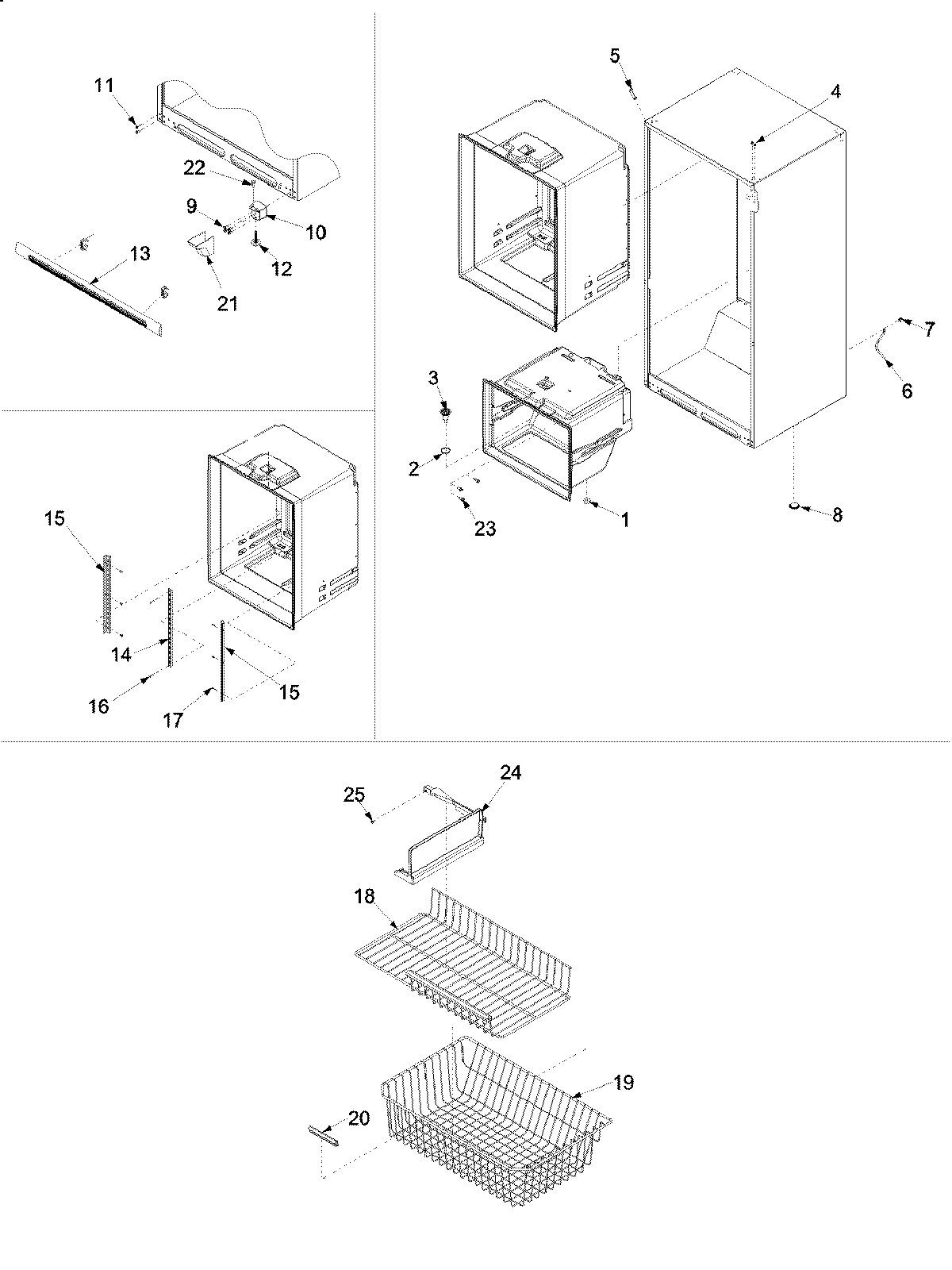06 - INTERIOR CABINET & FREEZER SHELVING