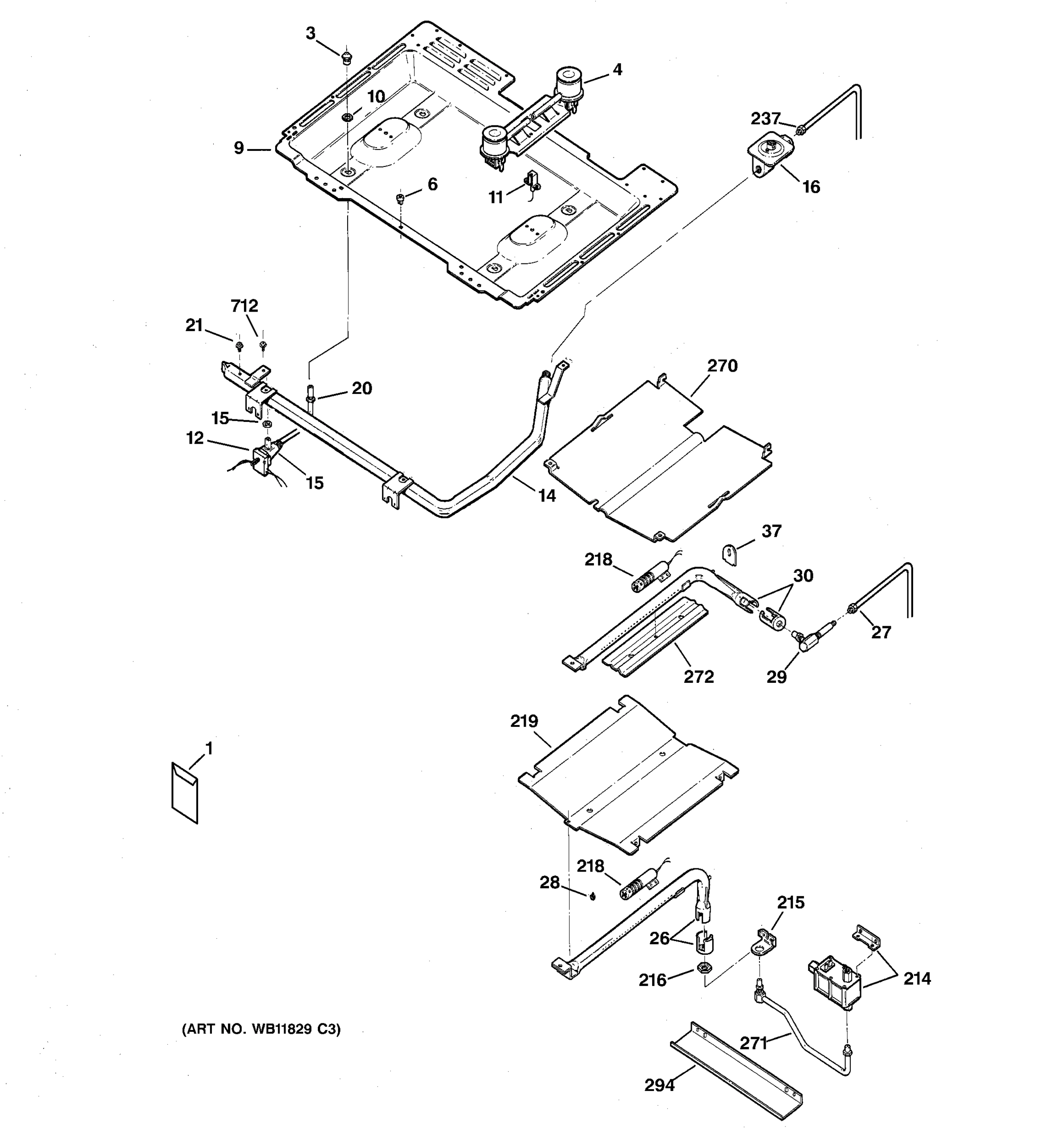 GAS & BURNER PARTS