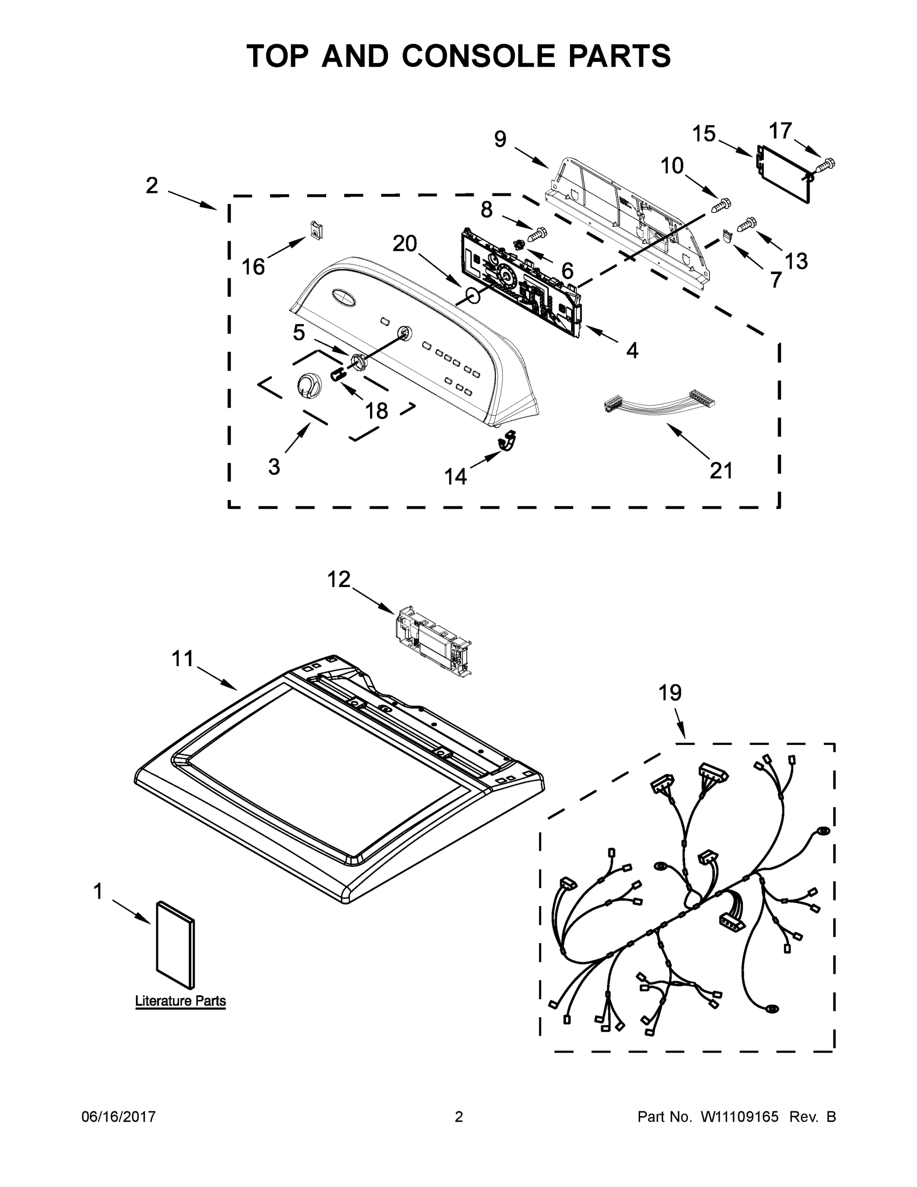 02 - TOP AND CONSOLE PARTS