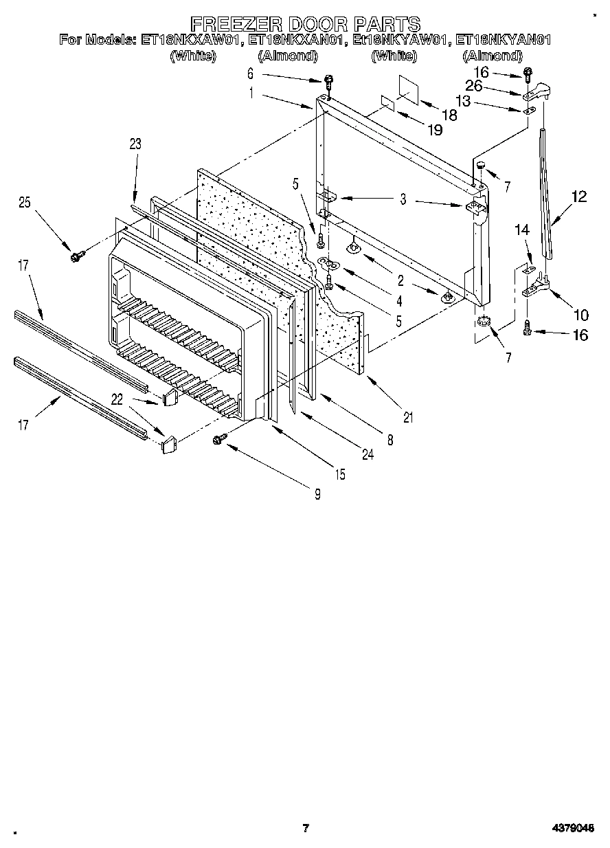 05 - FREEZER DOOR