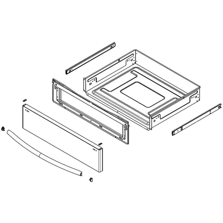 DG94-01197A Samsung Drawer Assembly