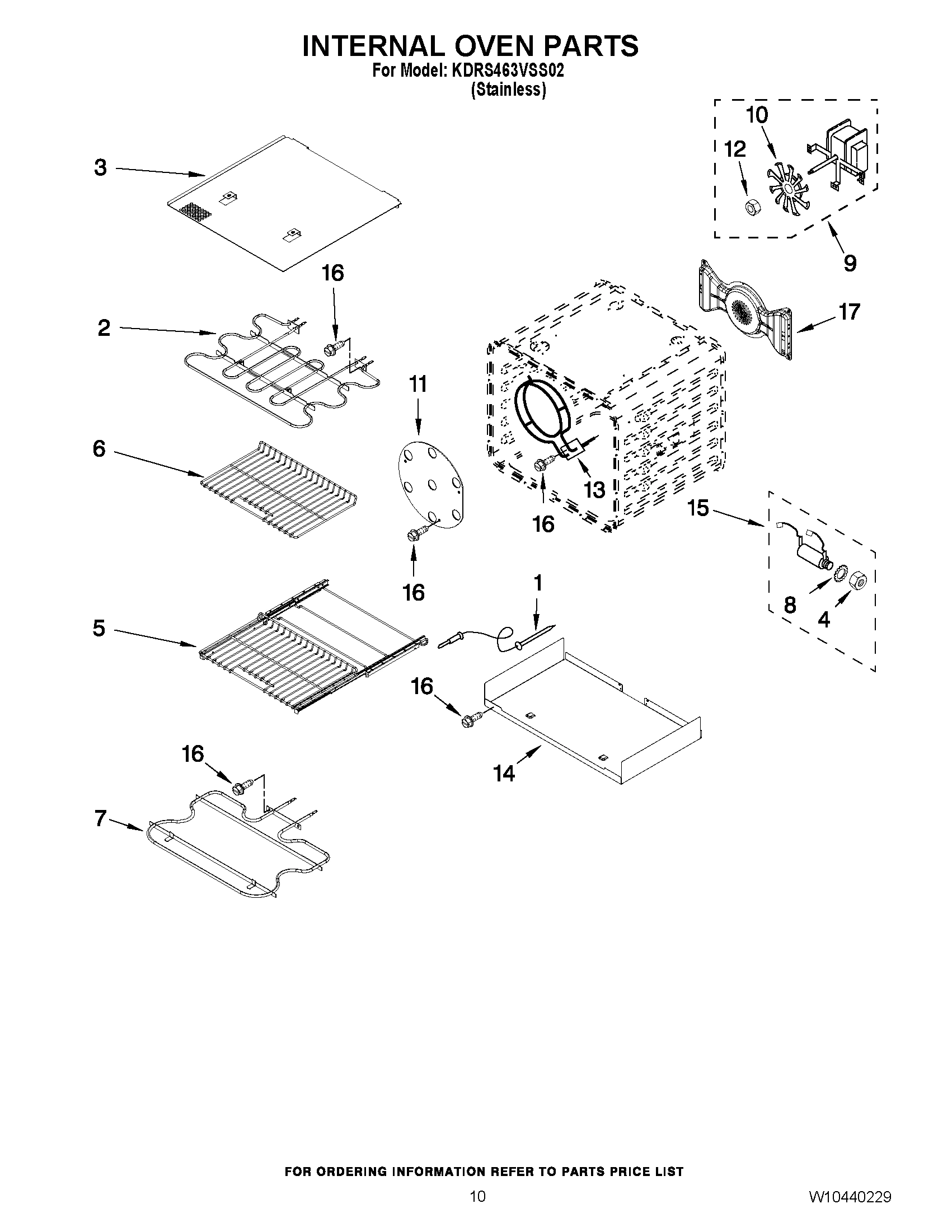 07 - INTERNAL OVEN PARTS