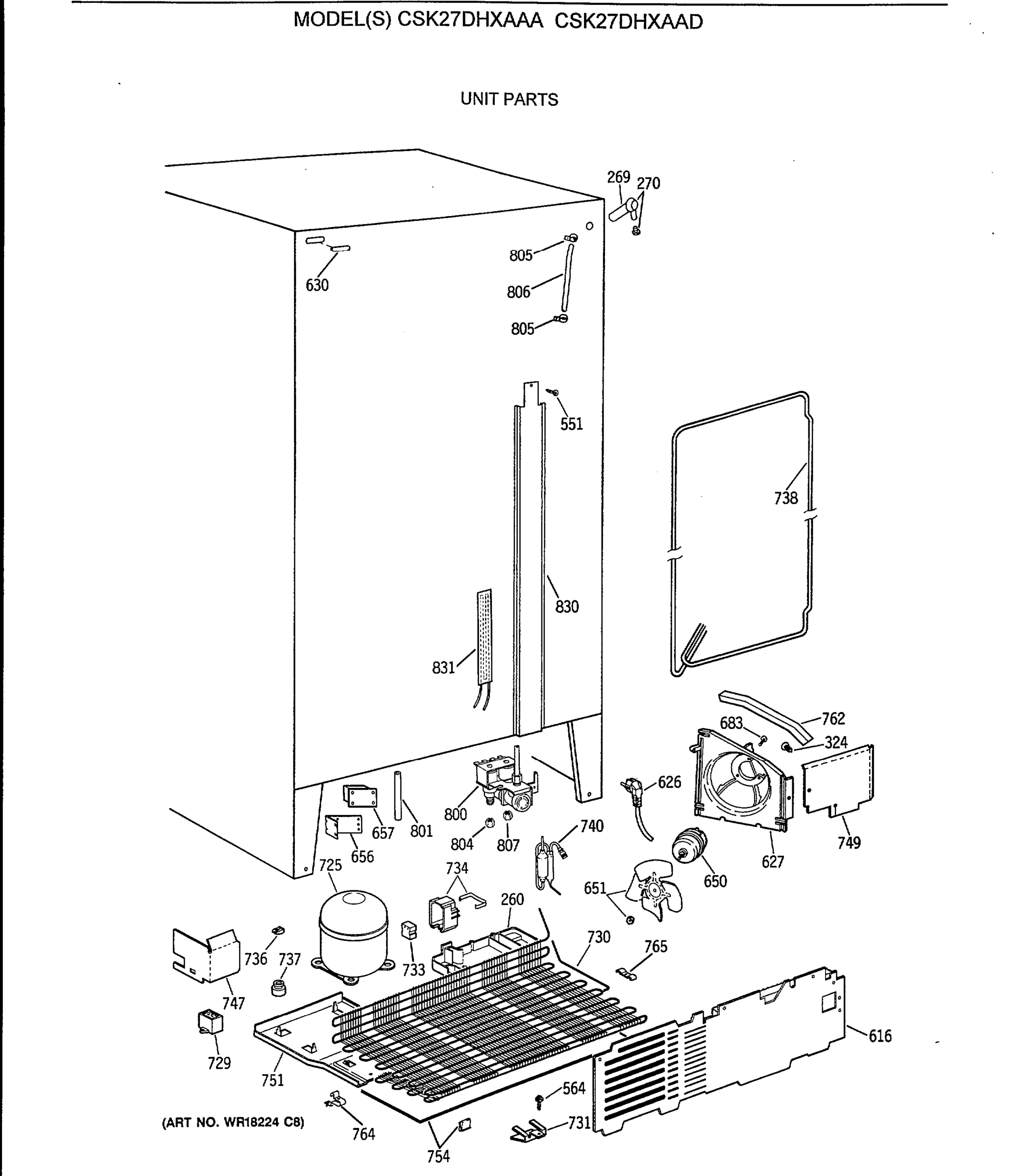 UNIT PARTS