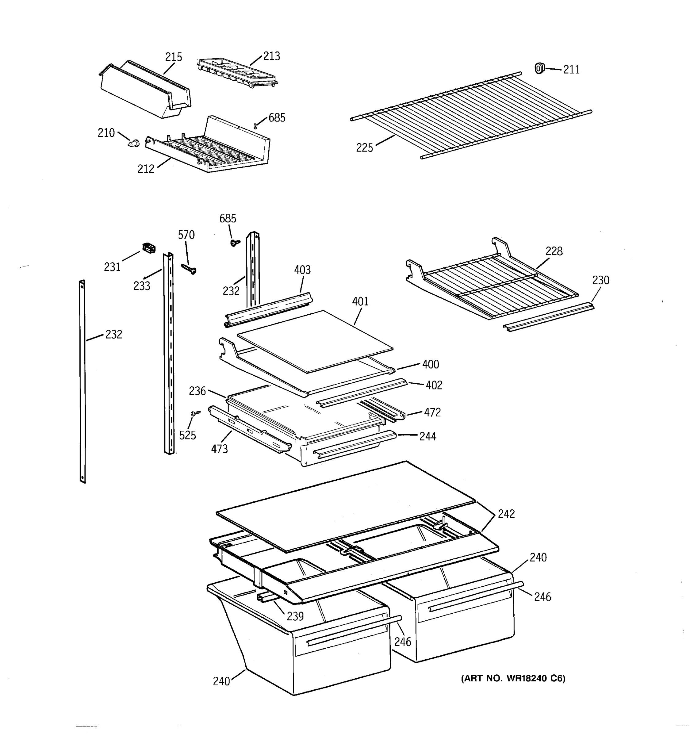 SHELF PARTS