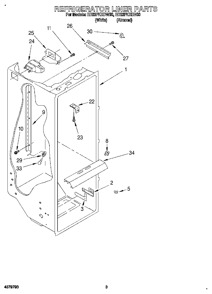 02 - REFRIGERATOR LINER