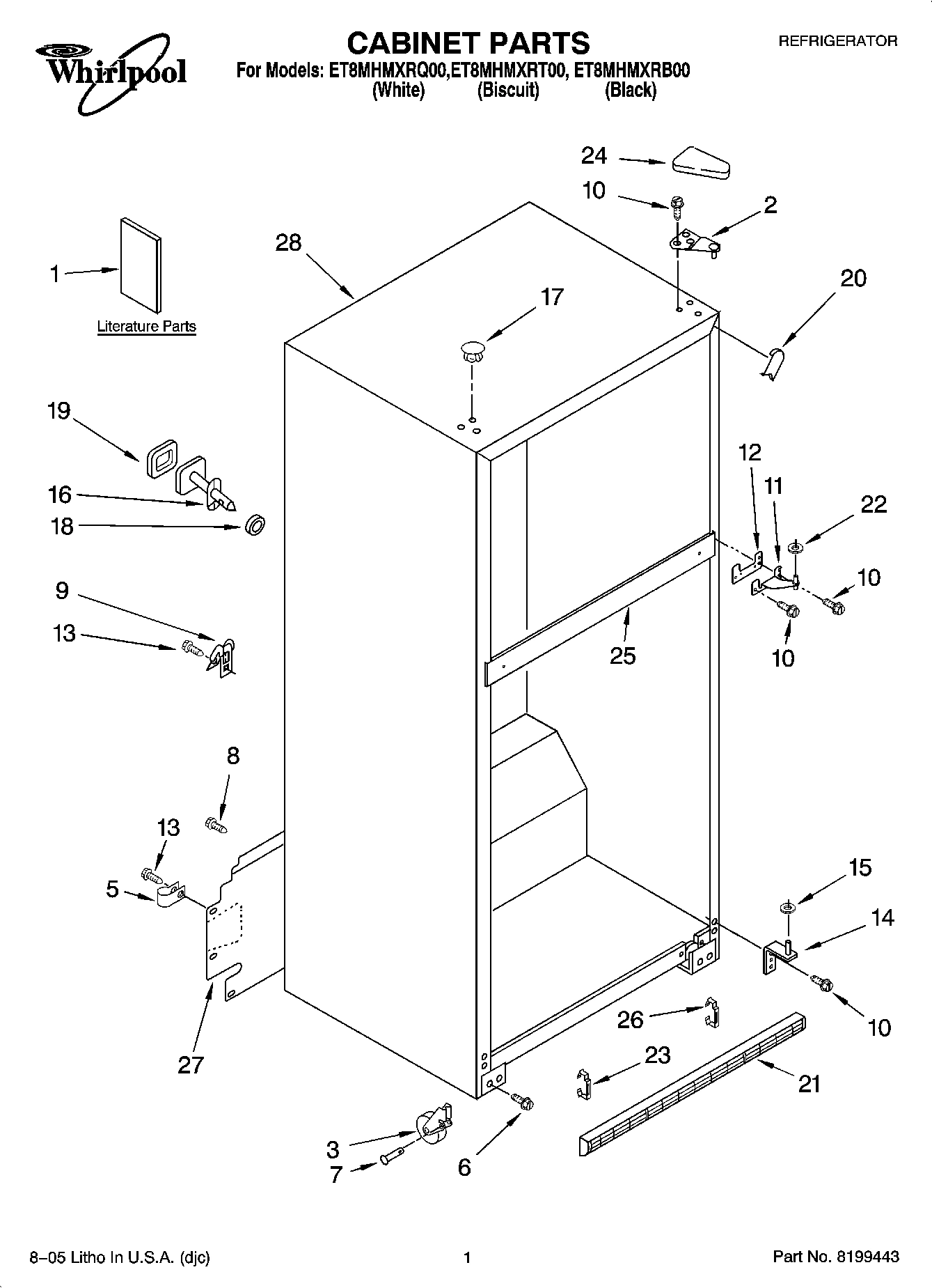 01 - CABINET PARTS