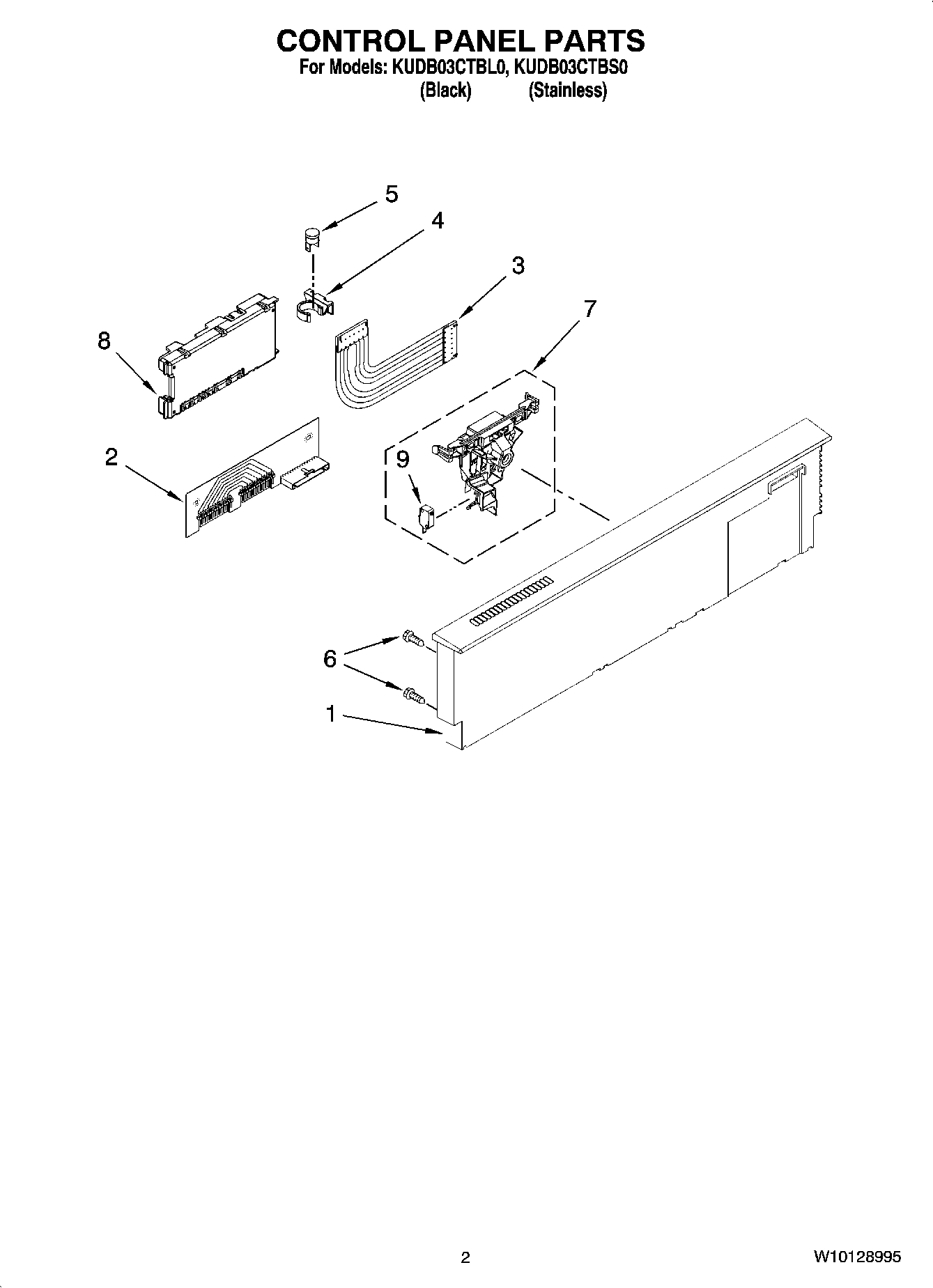 02 - CONTROL PANEL PARTS