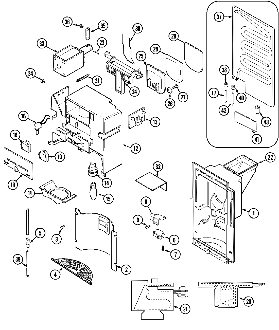 07 - ICE & WATER DISPENSER
