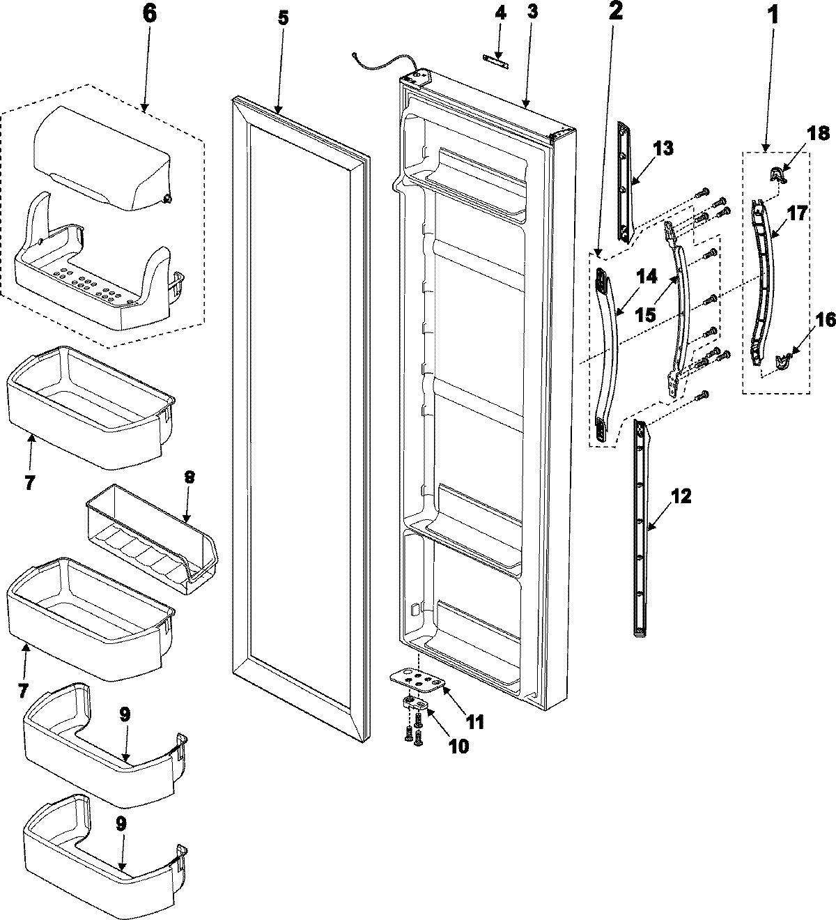 11 - REFRIGERATOR DOOR