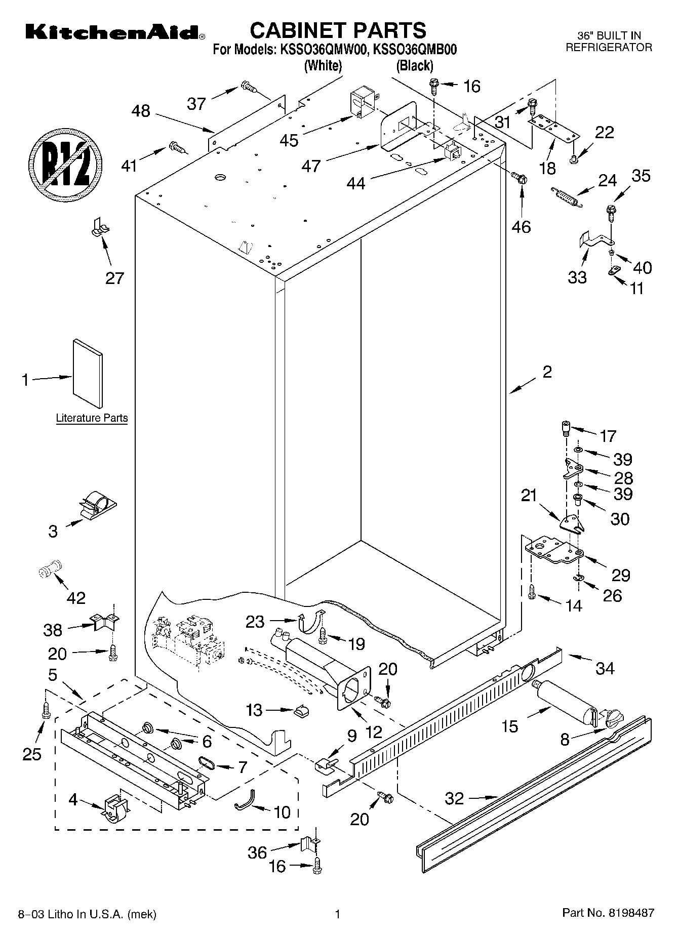 01 - CABINET PARTS
