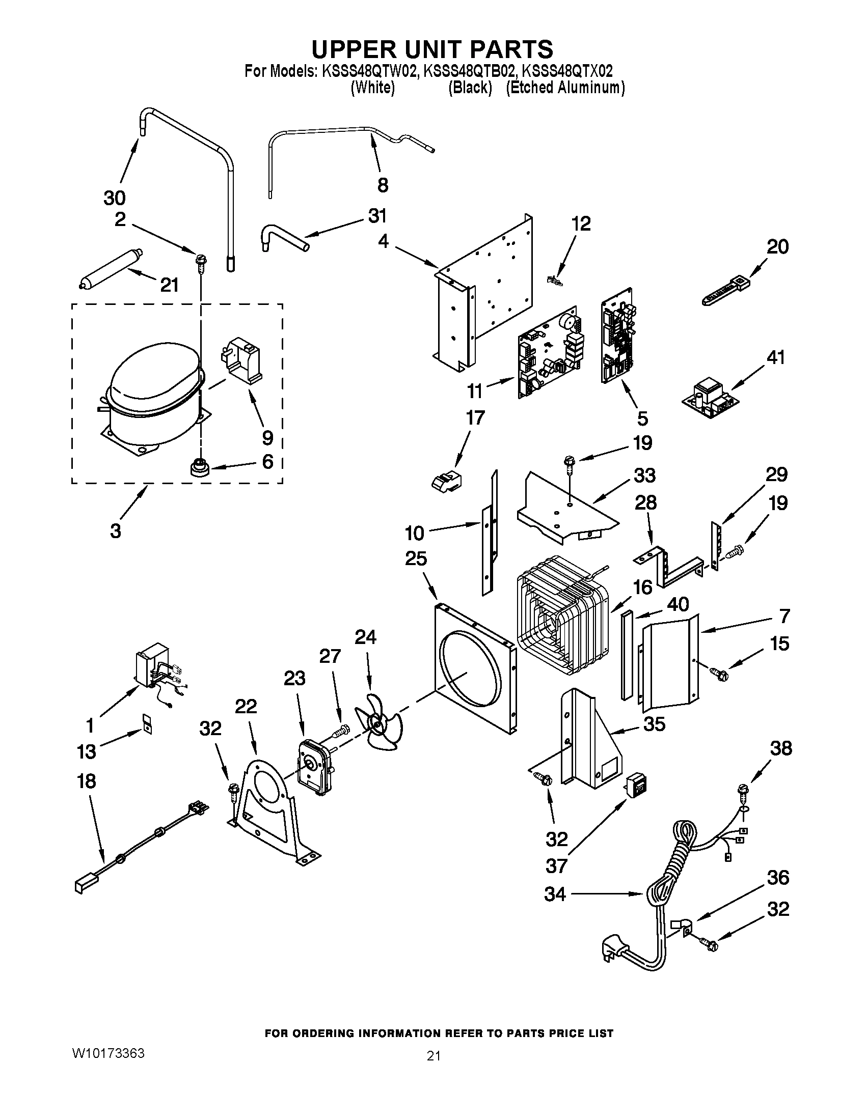 13 - UPPER UNIT PARTS