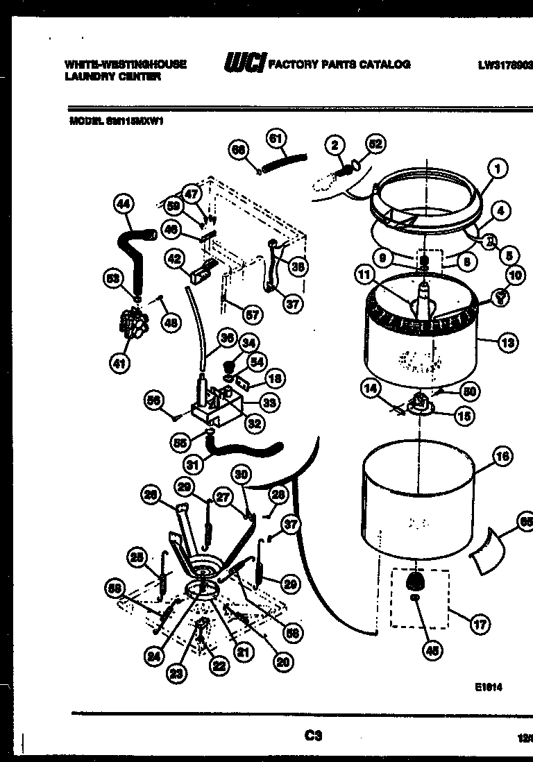 05 - TUBS, WATER VALVE AND LID SWITCH
