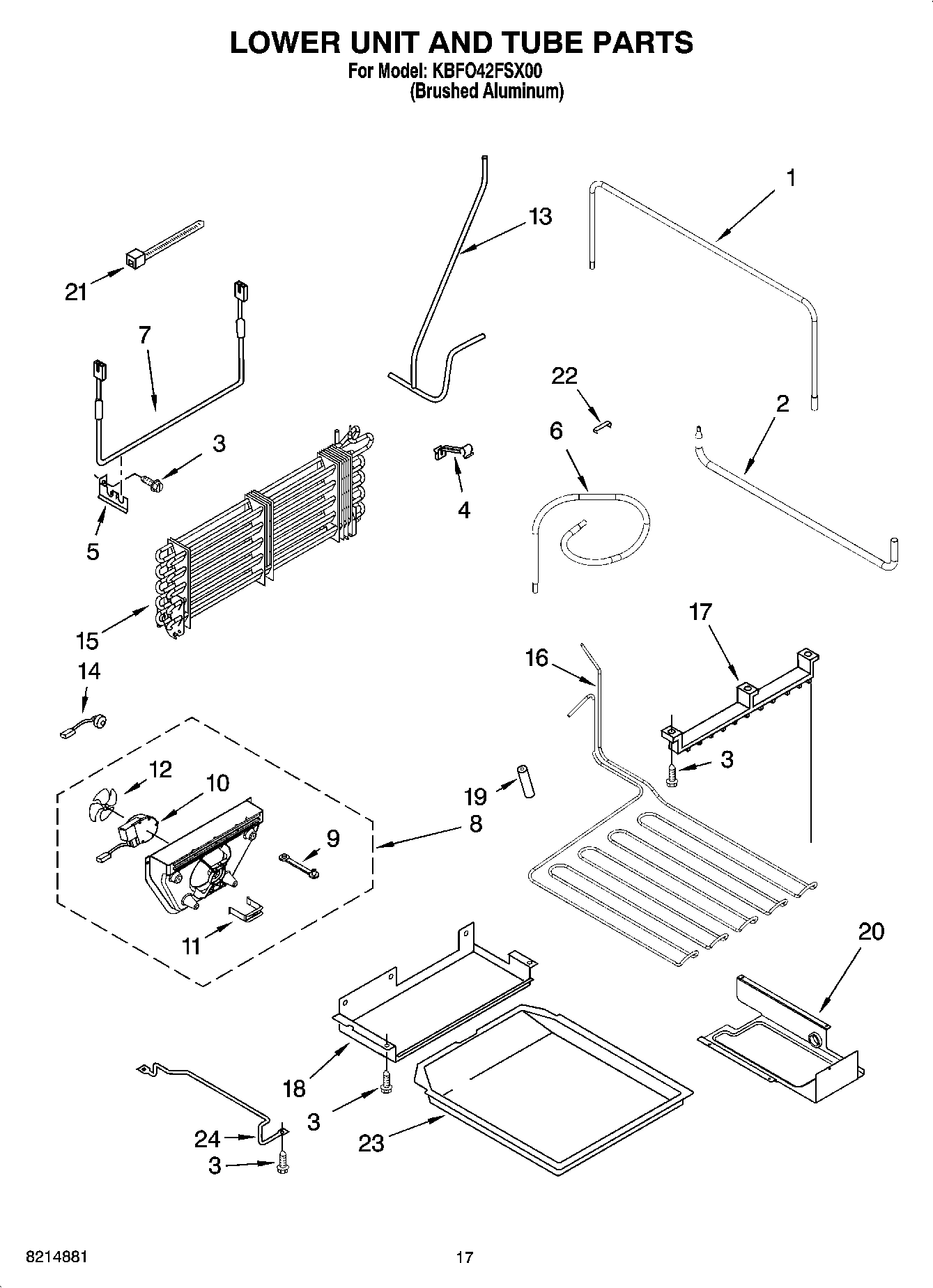 10 - LOWER UNIT AND TUBE PARTS