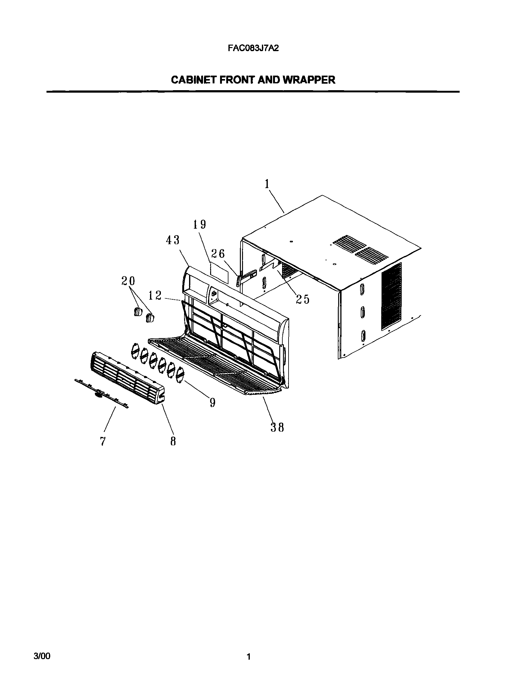 02 - CABINET FRONT AND WRAPPER
