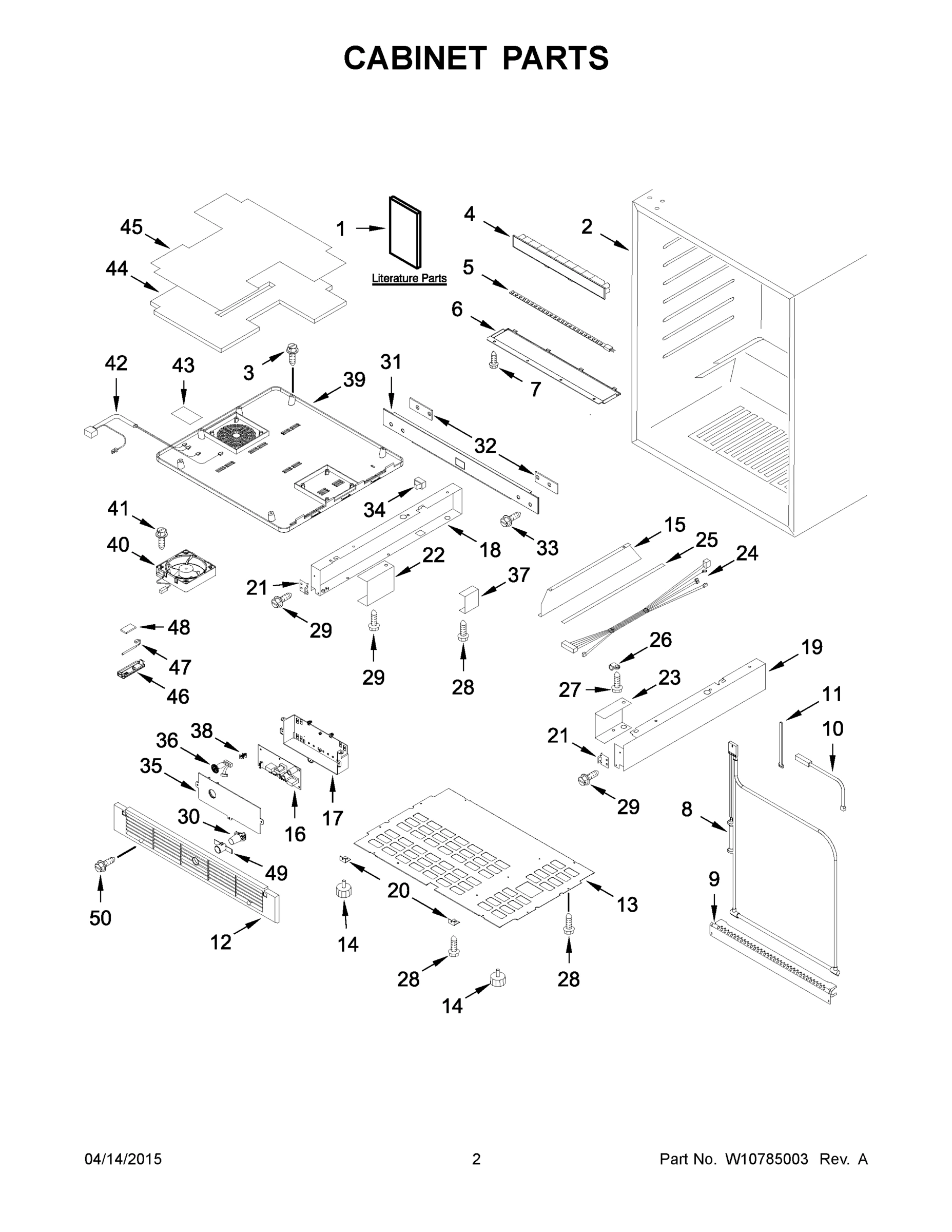 02 - CABINET PARTS