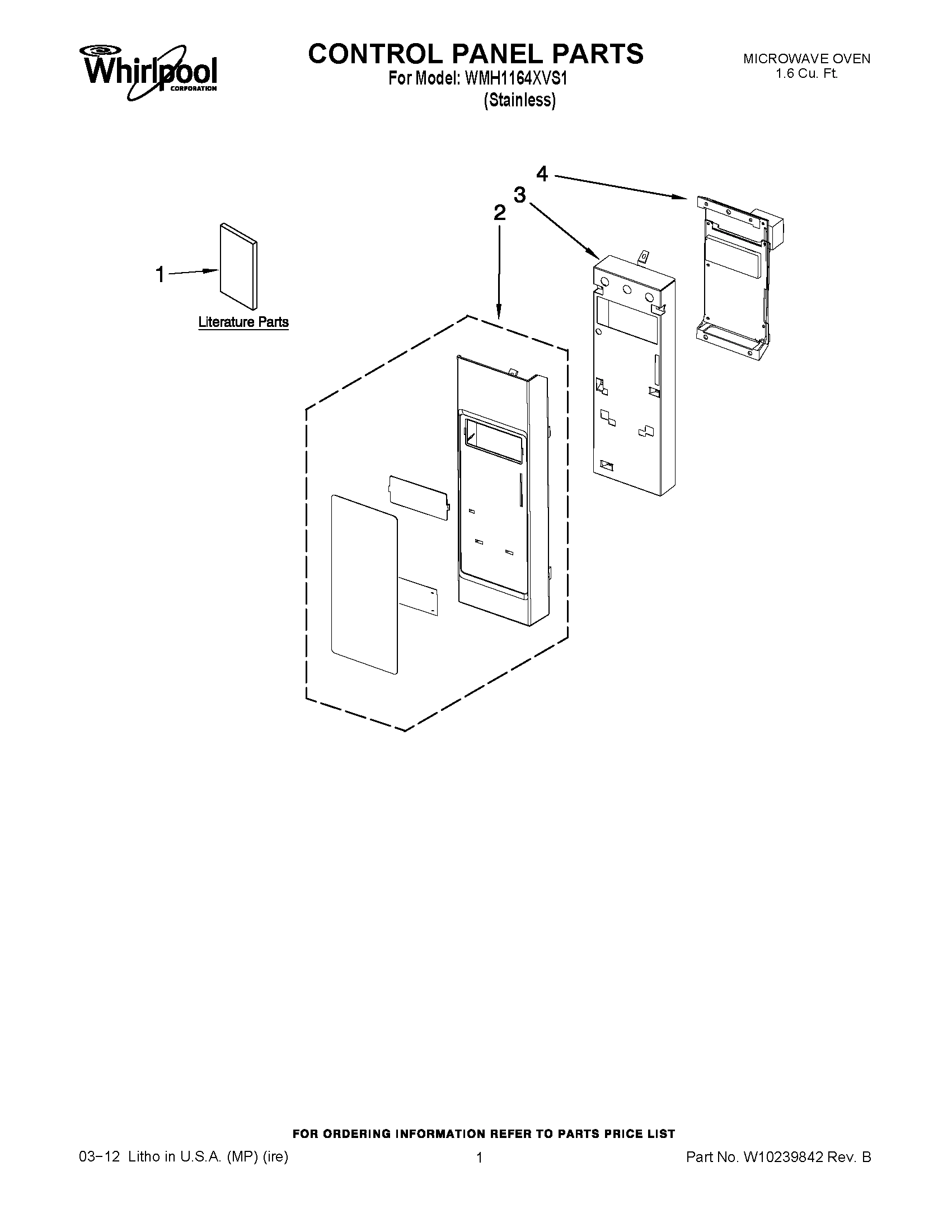 01 - CONTROL PANEL PARTS