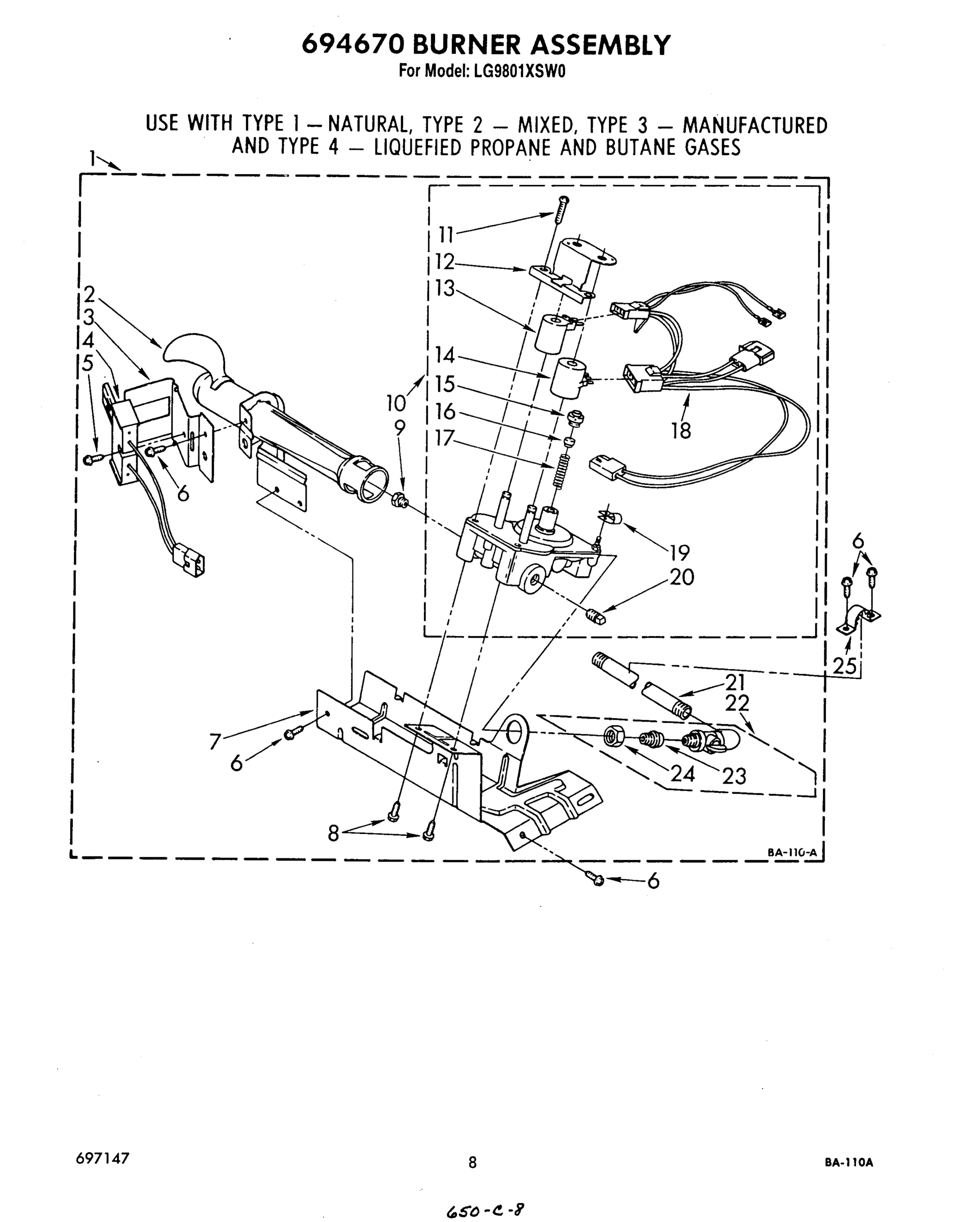05 - 694670 BURNER