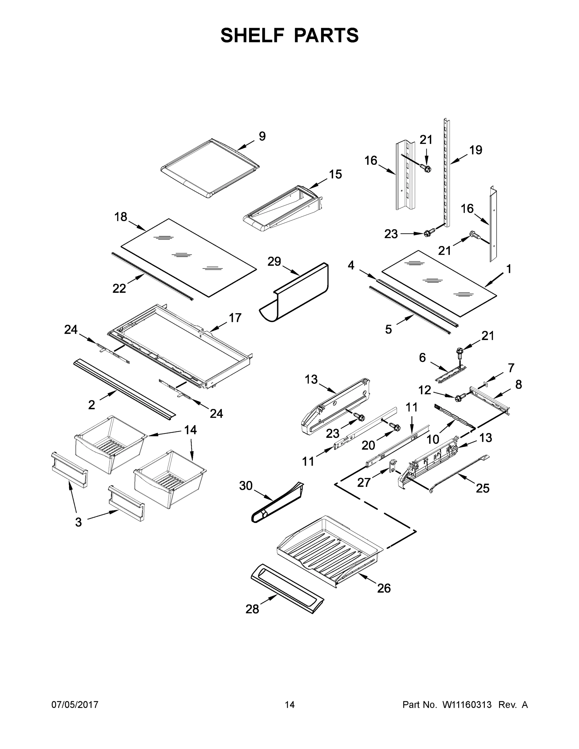 08 - SHELF PARTS