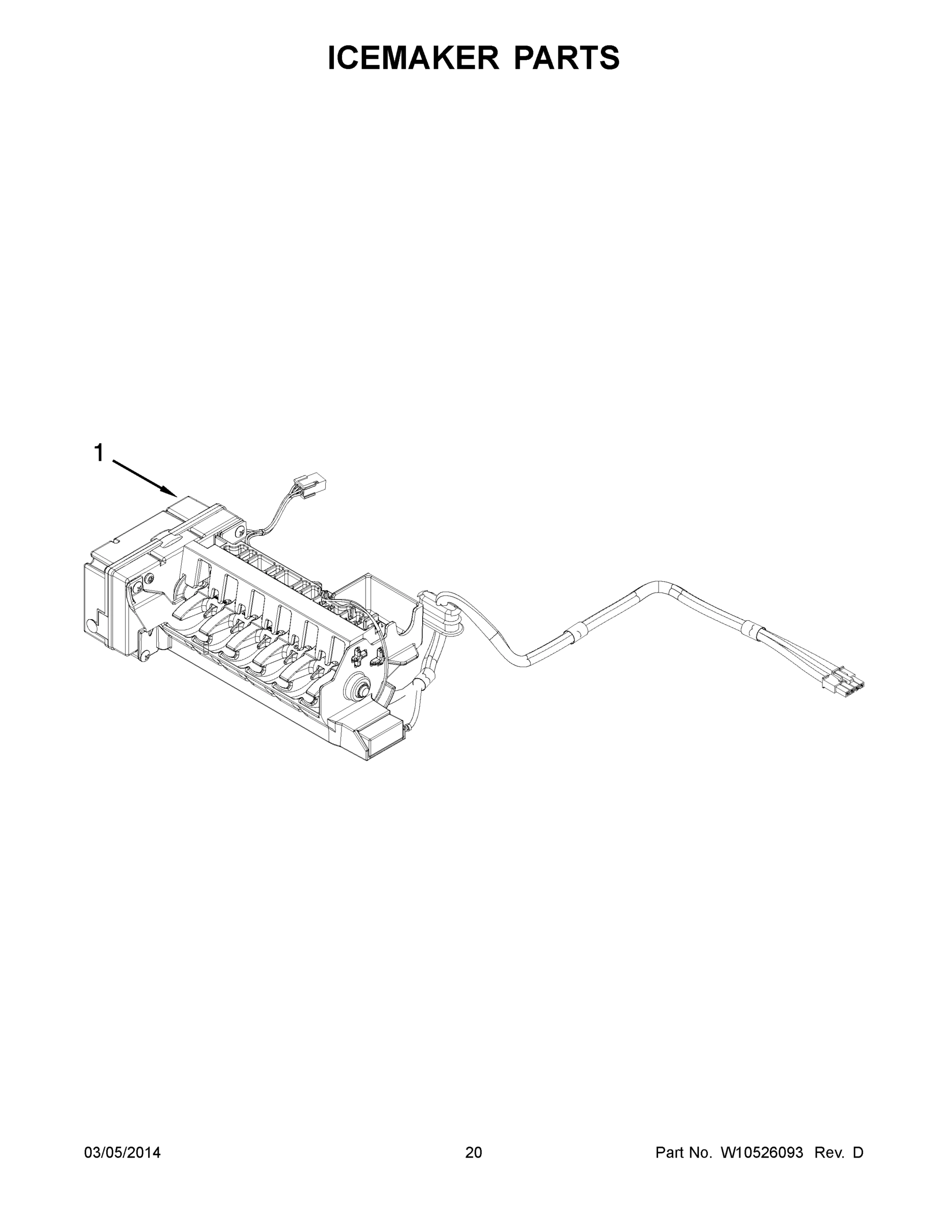 11 - ICEMAKER PARTS