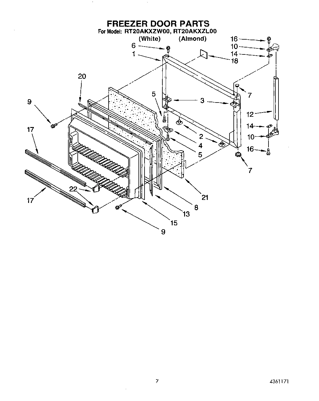 06 - FREEZER DOOR