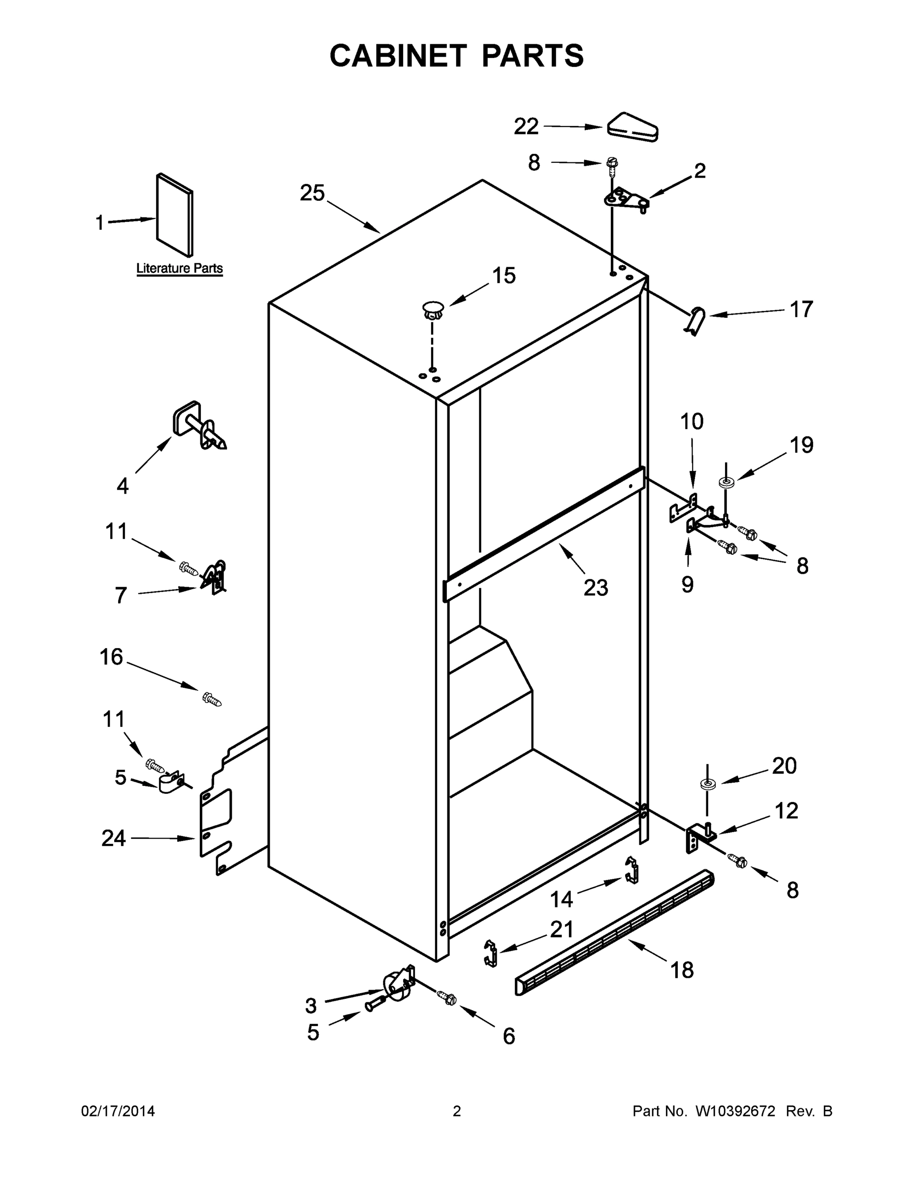 02 - CABINET PARTS